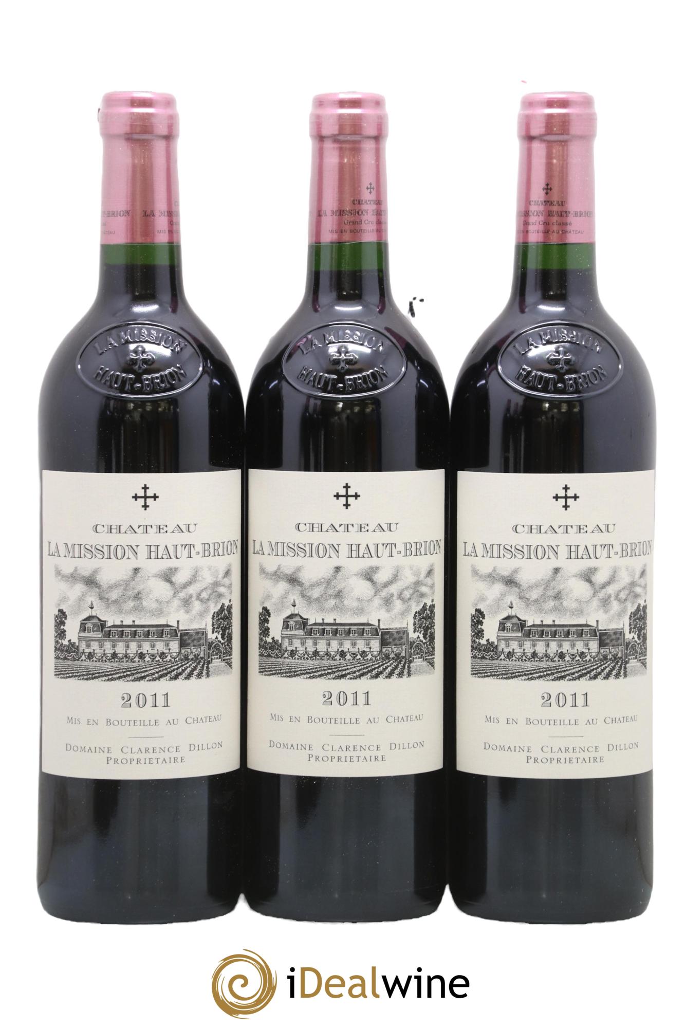 Château la Mission Haut-Brion Cru Classé de Graves 2011 - Lot de 6 bouteilles - 1