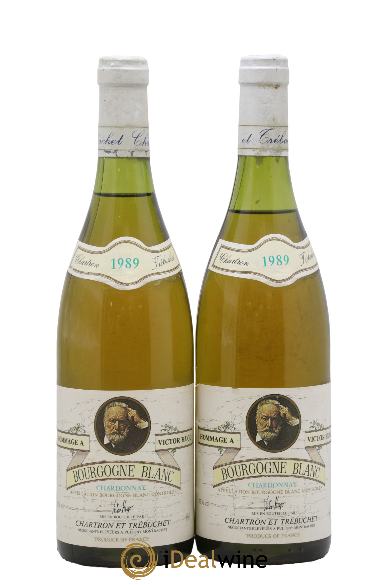 Bourgogne Chardonnay Chartron et Trébuchet 1989 - Lotto di 2 bottiglie - 0