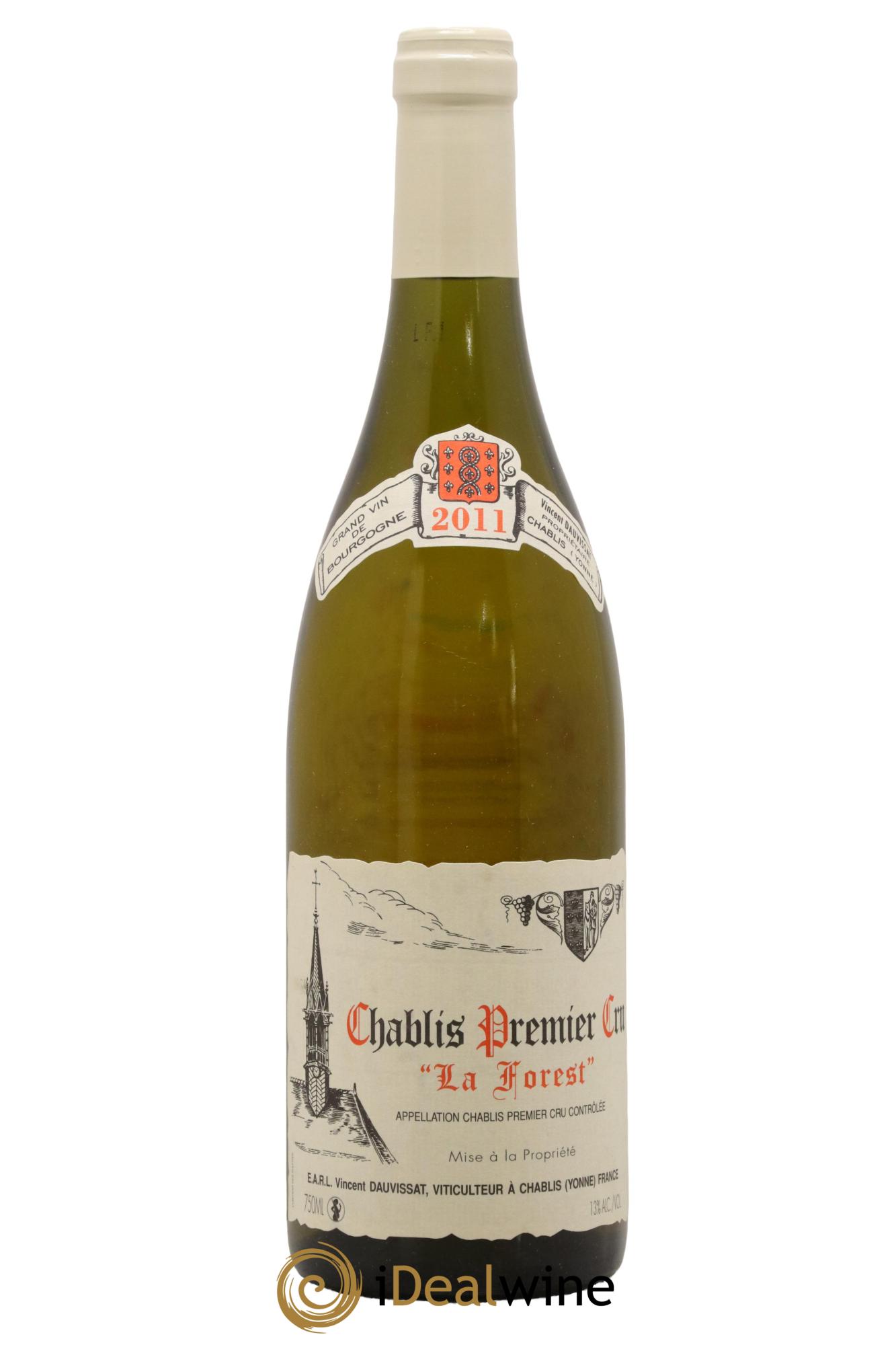 Chablis 1er Cru La Forest Vincent Dauvissat (Domaine) 2011 - Lot de 1 bouteille - 0