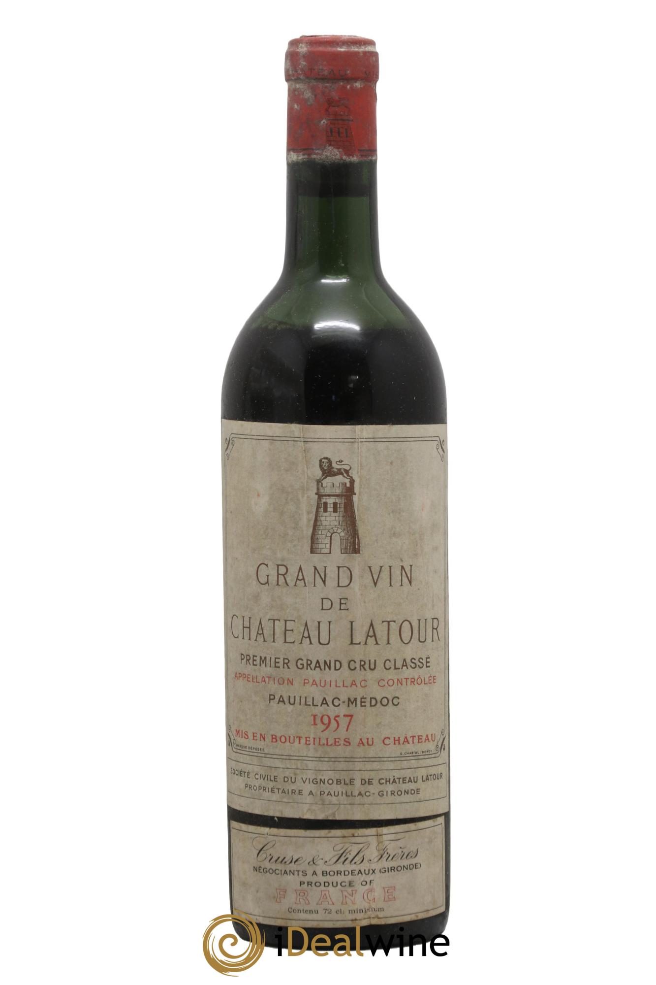 Château Latour 1er Grand Cru Classé 1957 - Posten von 1 Flasche - 0
