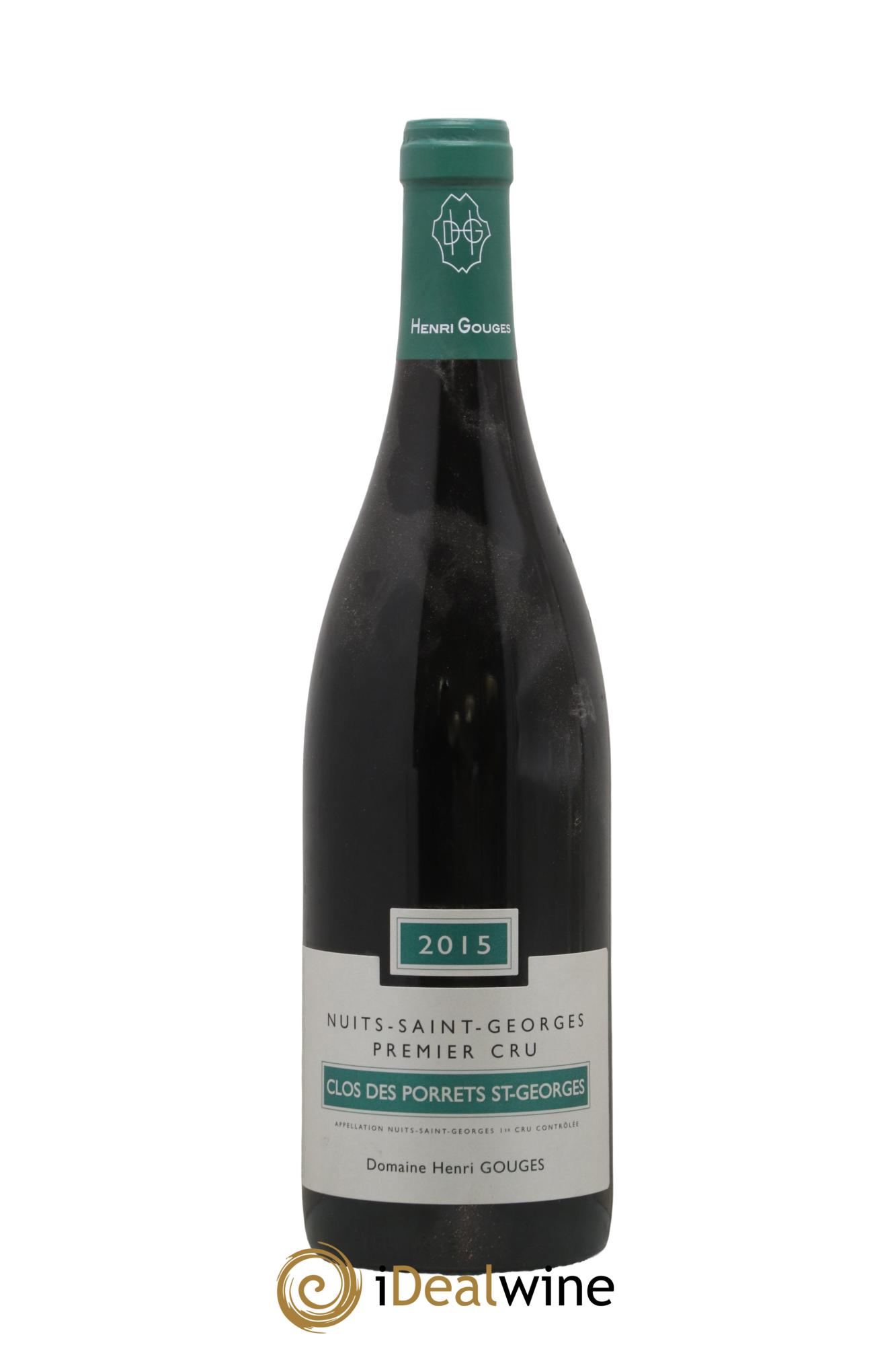 Nuits-Saint-Georges 1er Cru Clos des Porrets St Georges Henri Gouges 2015 - Lot de 1 bouteille - 0