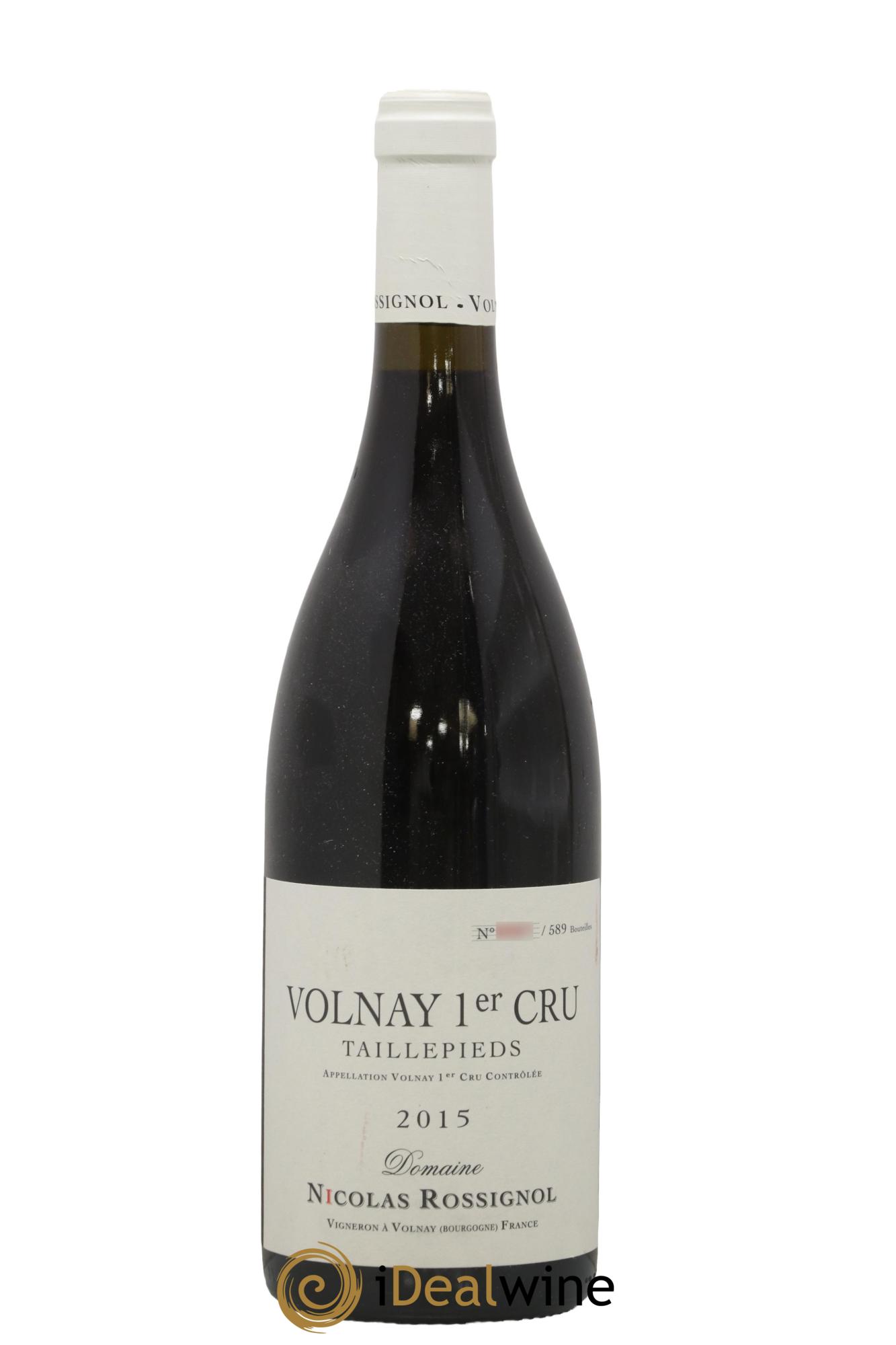 Volnay 1er Cru Taillepieds Nicolas Rossignol 2015 - Lot de 1 bouteille - 0