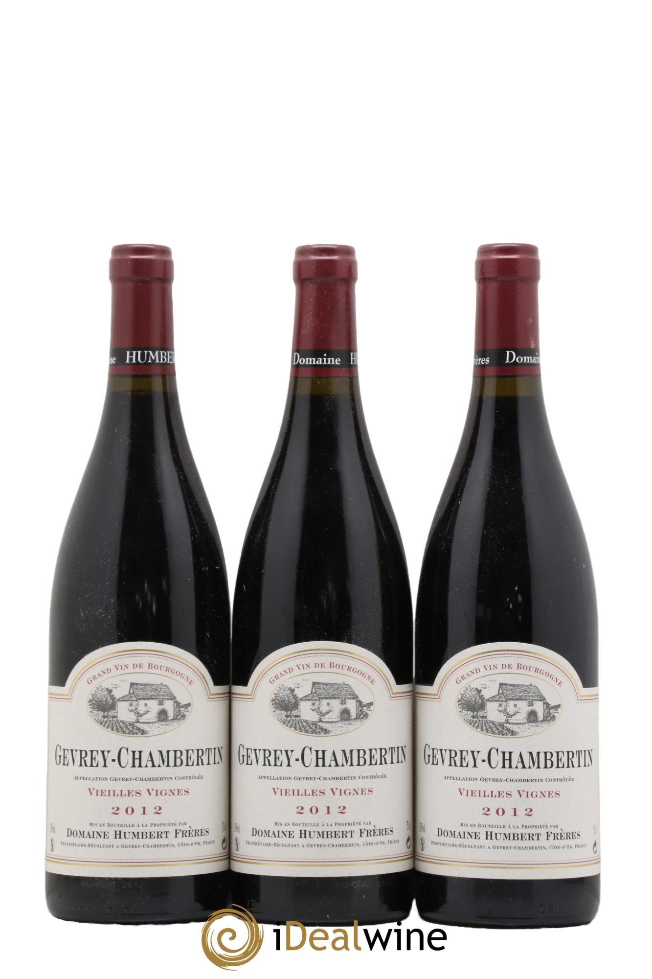 Gevrey-Chambertin Vieilles vignes Humbert (Domaine) 2012 - Lot de 3 bouteilles - 0