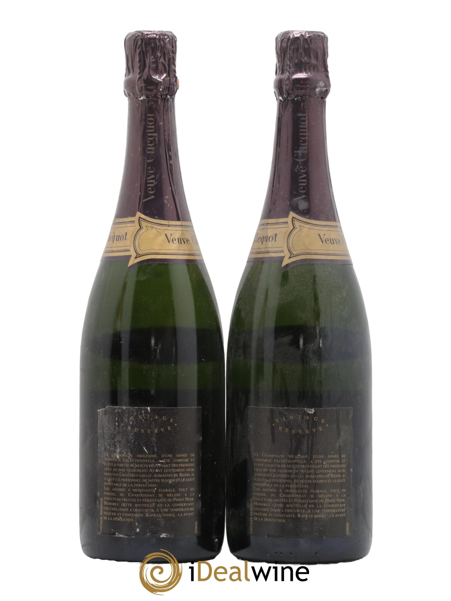Vintage Veuve Clicquot 1988 - Lotto di 2 bottiglie - 1