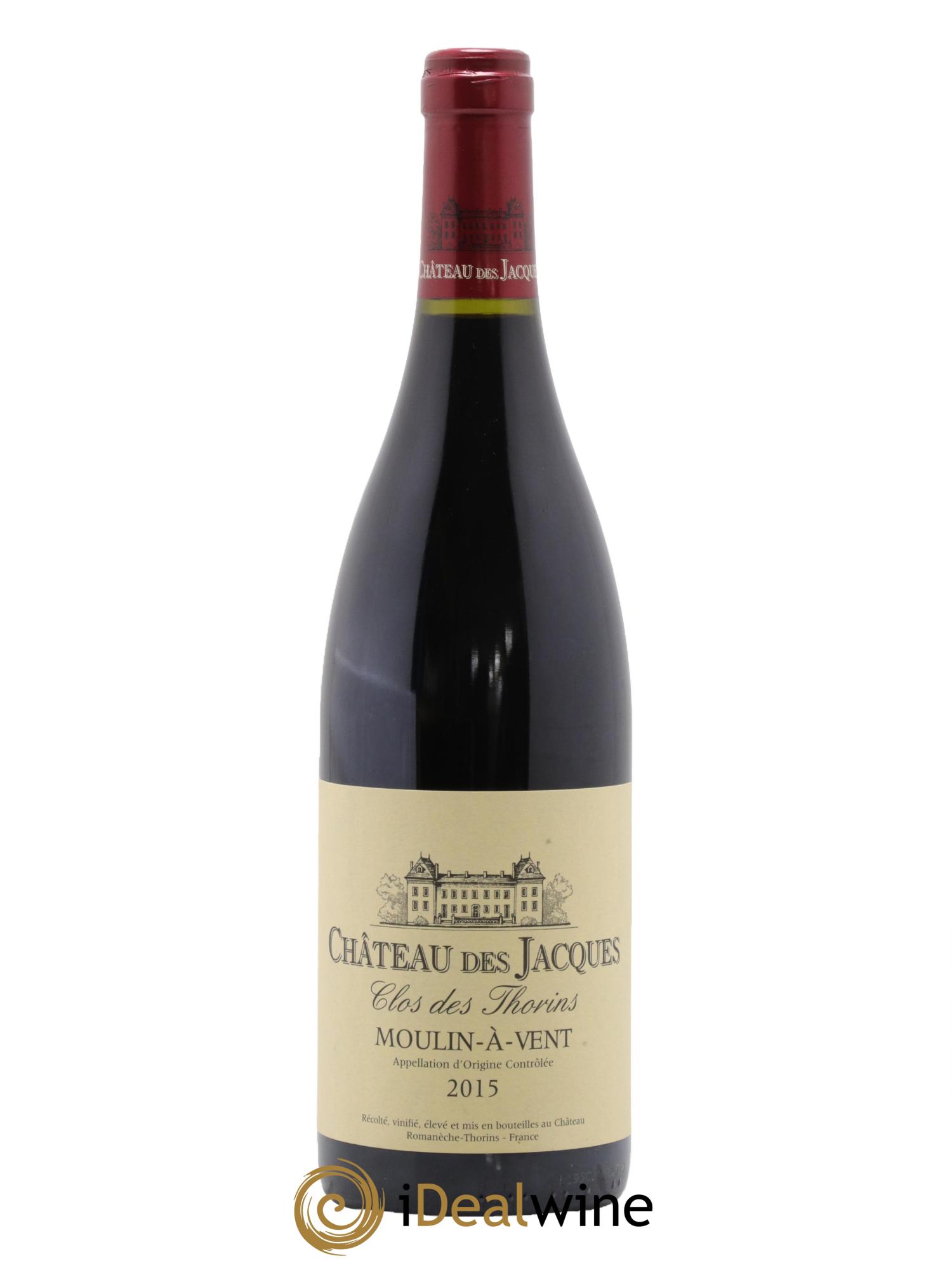 Moulin-à-Vent Clos des Thorins Château des Jacques 2015 - Lot de 1 bouteille - 0