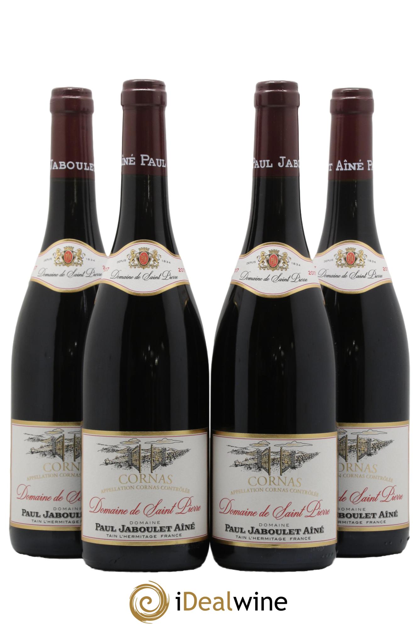 Cornas Domaine de Saint-Pierre Paul Jaboulet Ainé  2017 - Posten von 4 Flaschen - 0