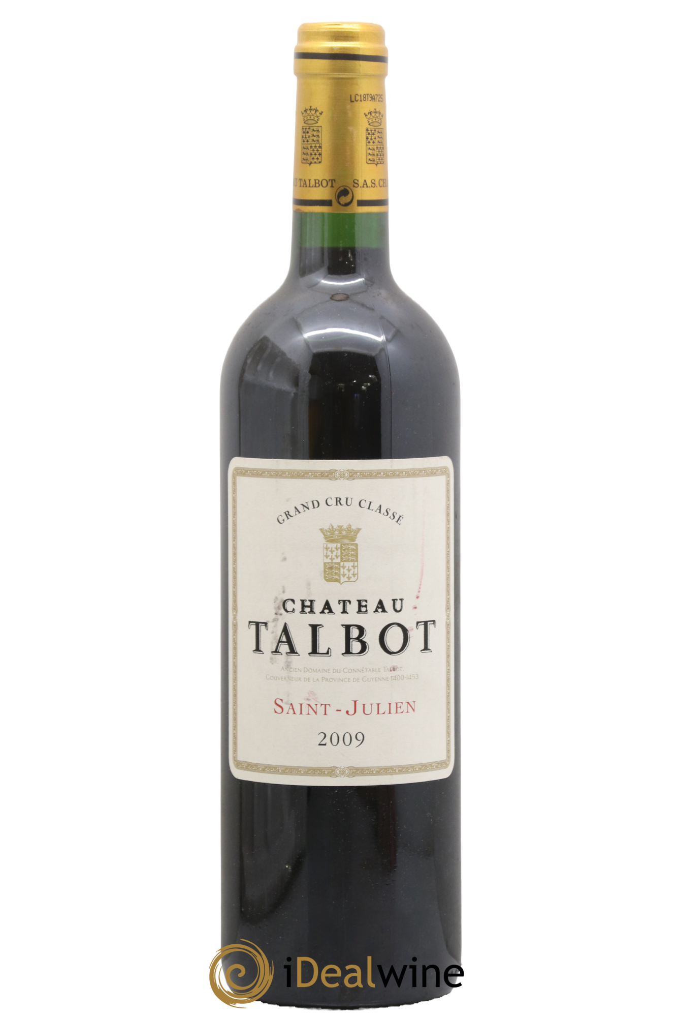 Château Talbot 4ème Grand Cru Classé 2009 - Lot of 1 bottle - 0