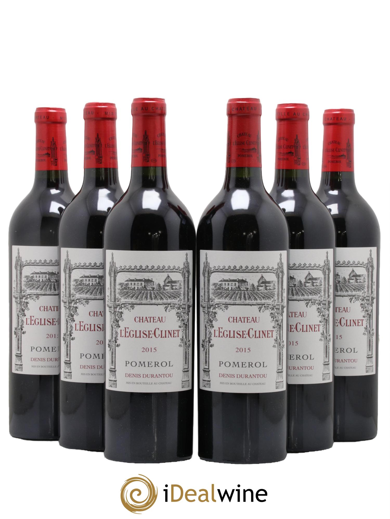 Château l' Église Clinet 2015 - Lot de 6 bouteilles - 0