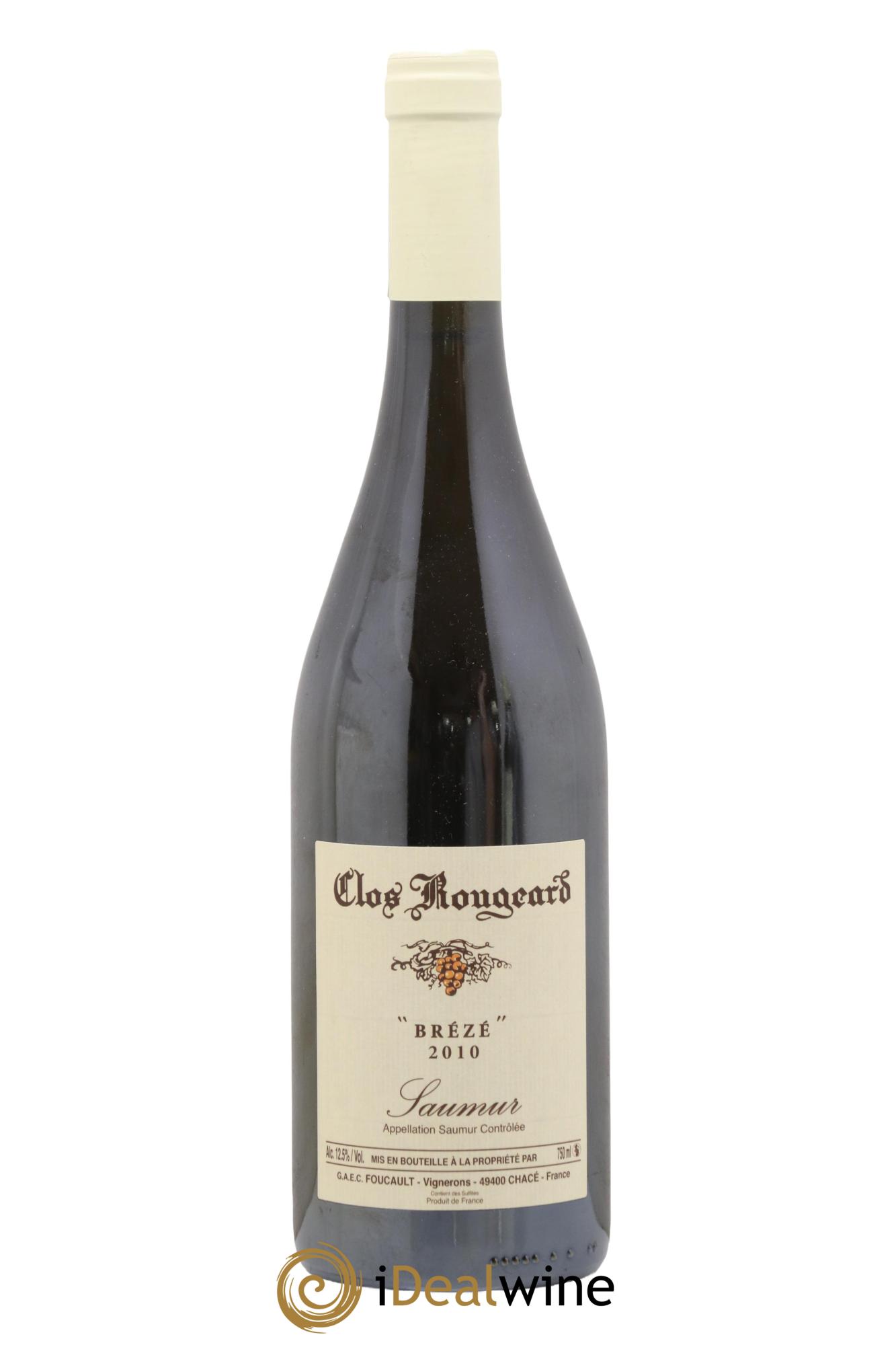 Saumur Brézé Clos Rougeard 2010 - Lot de 1 bouteille - 0
