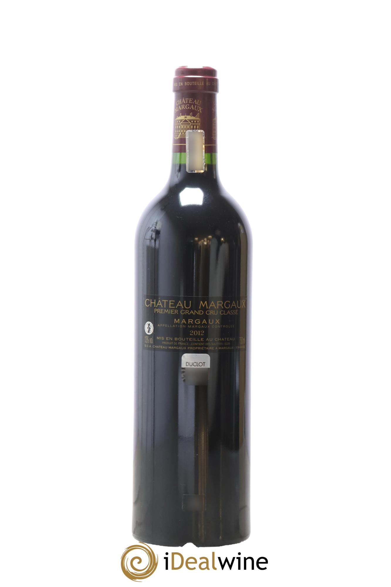 Château Margaux 1er Grand Cru Classé 2012 - Posten von 1 Flasche - 1