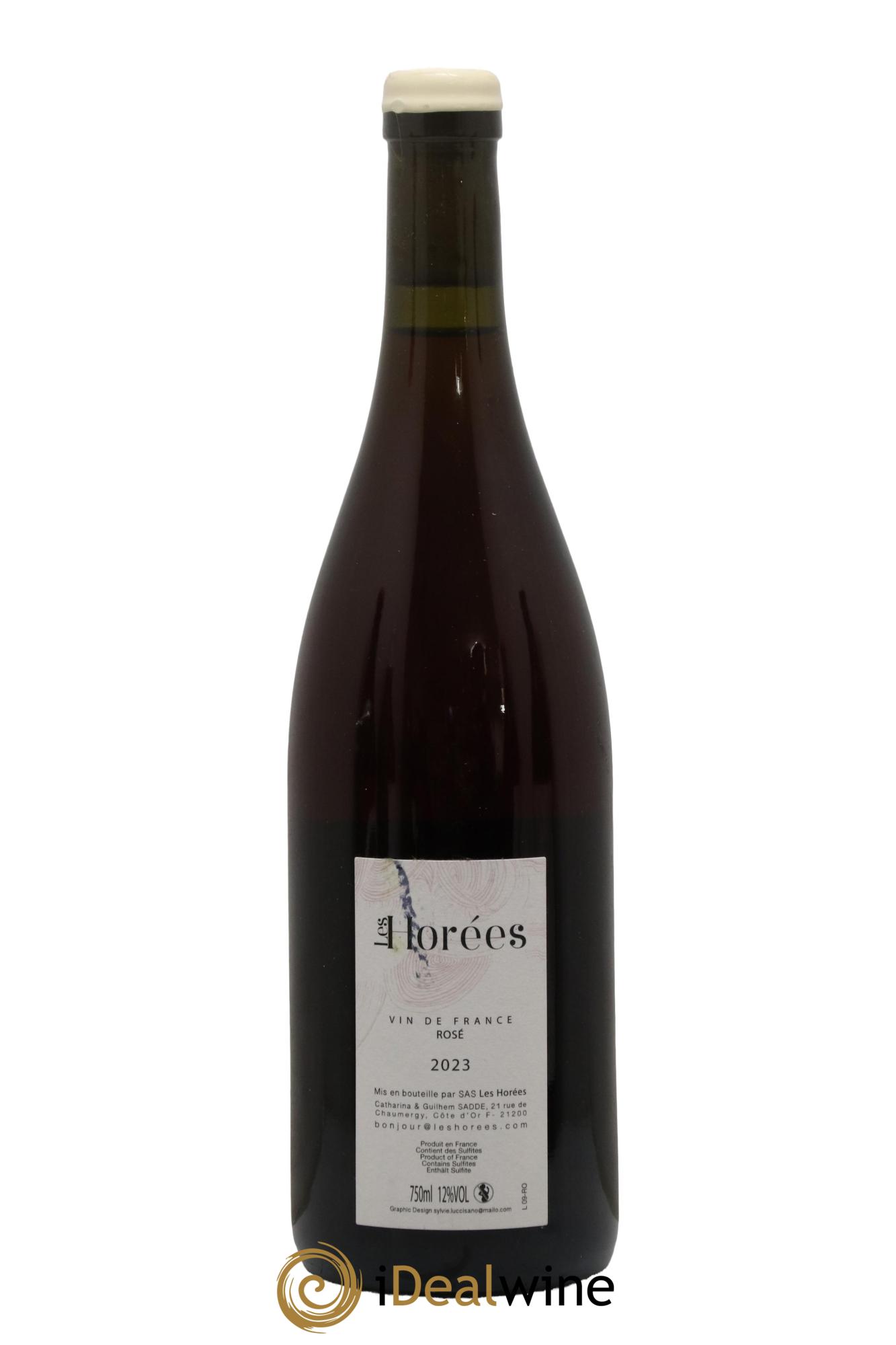 Vin de France Rosé Bonheur Les Horées 2023 - Lot de 1 bouteille - 1