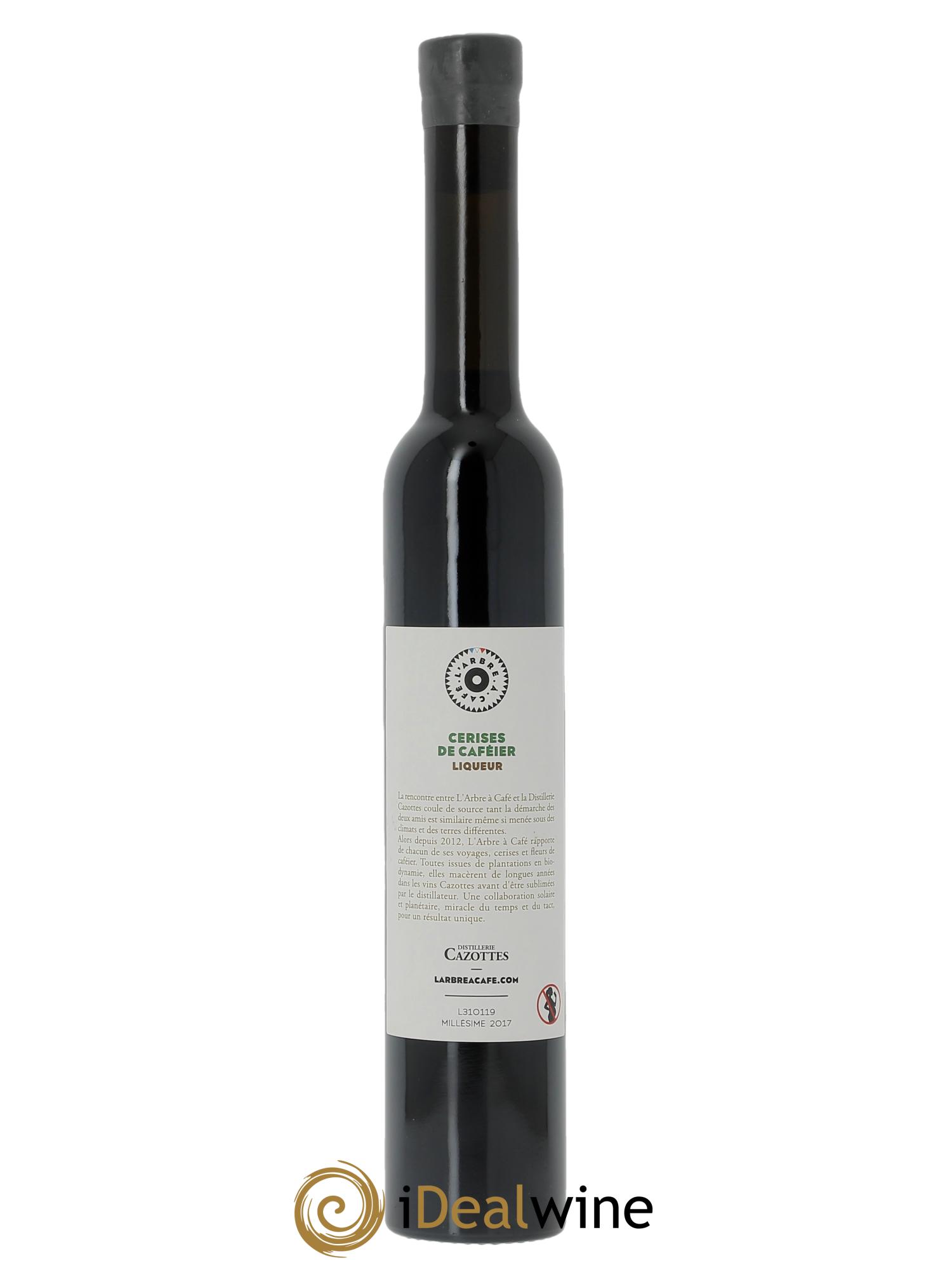Liqueur Courty l'Arbre à Café - Cerises de Caféier Distillerie Cazottes 2017 - Lot de 1 bouteille - 1