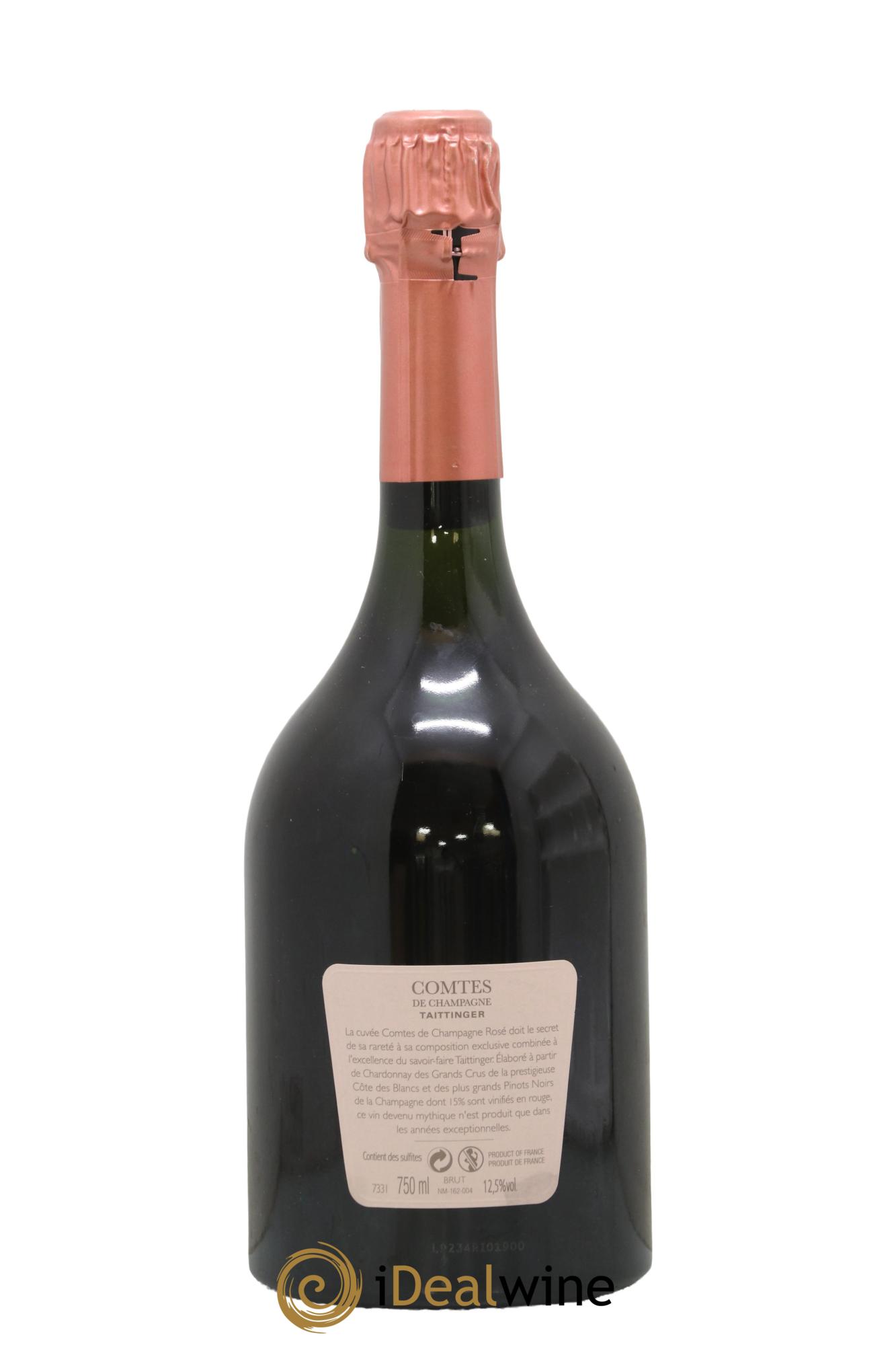 Comtes de Champagne Rosé Grand Cru Brut Taittinger 2007 - Lot of 1 bottle - 1