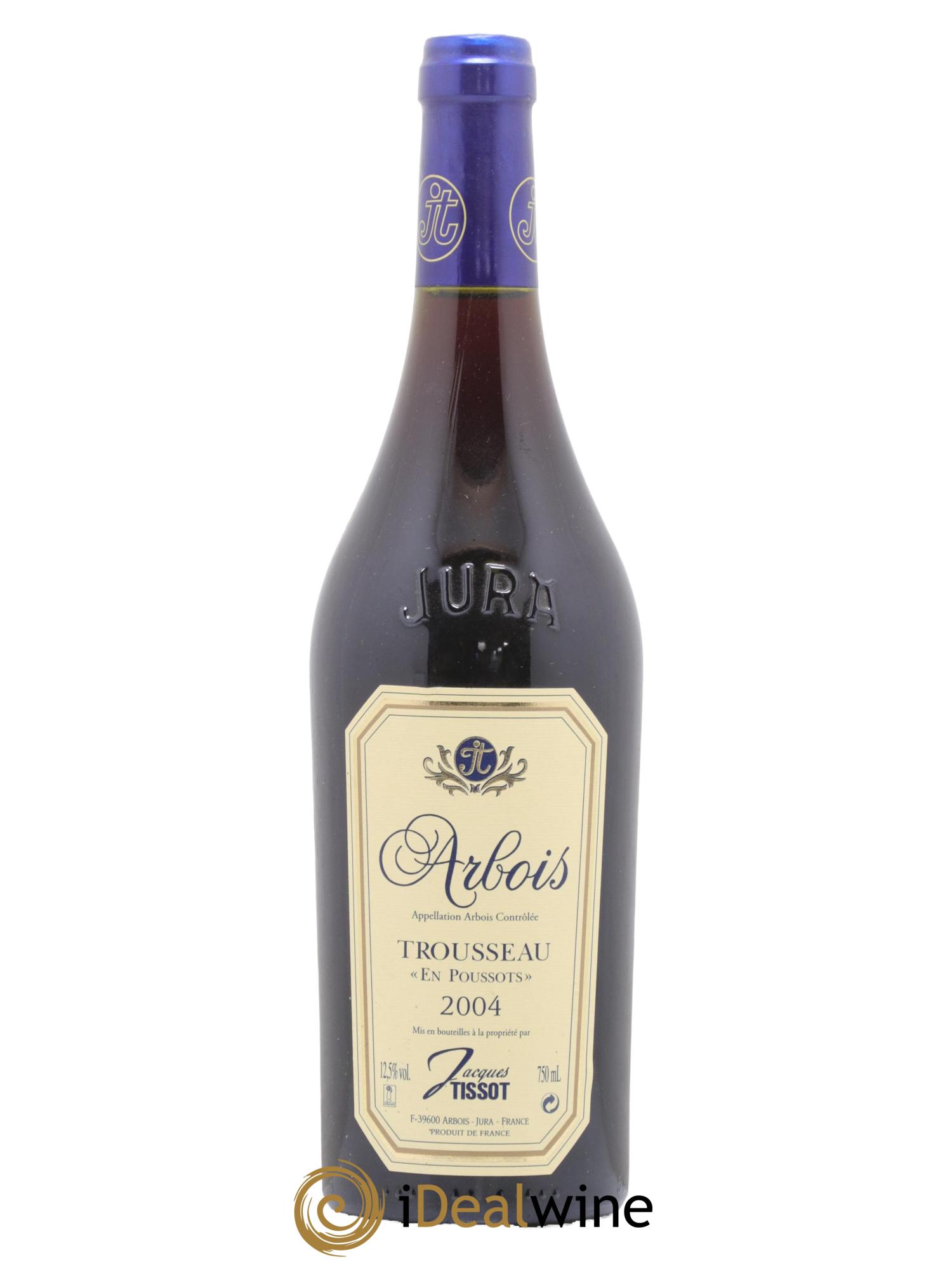 Arbois Trousseau En Poussots Domaine Jacques Tissot 2004 - Lot de 1 bouteille - 0