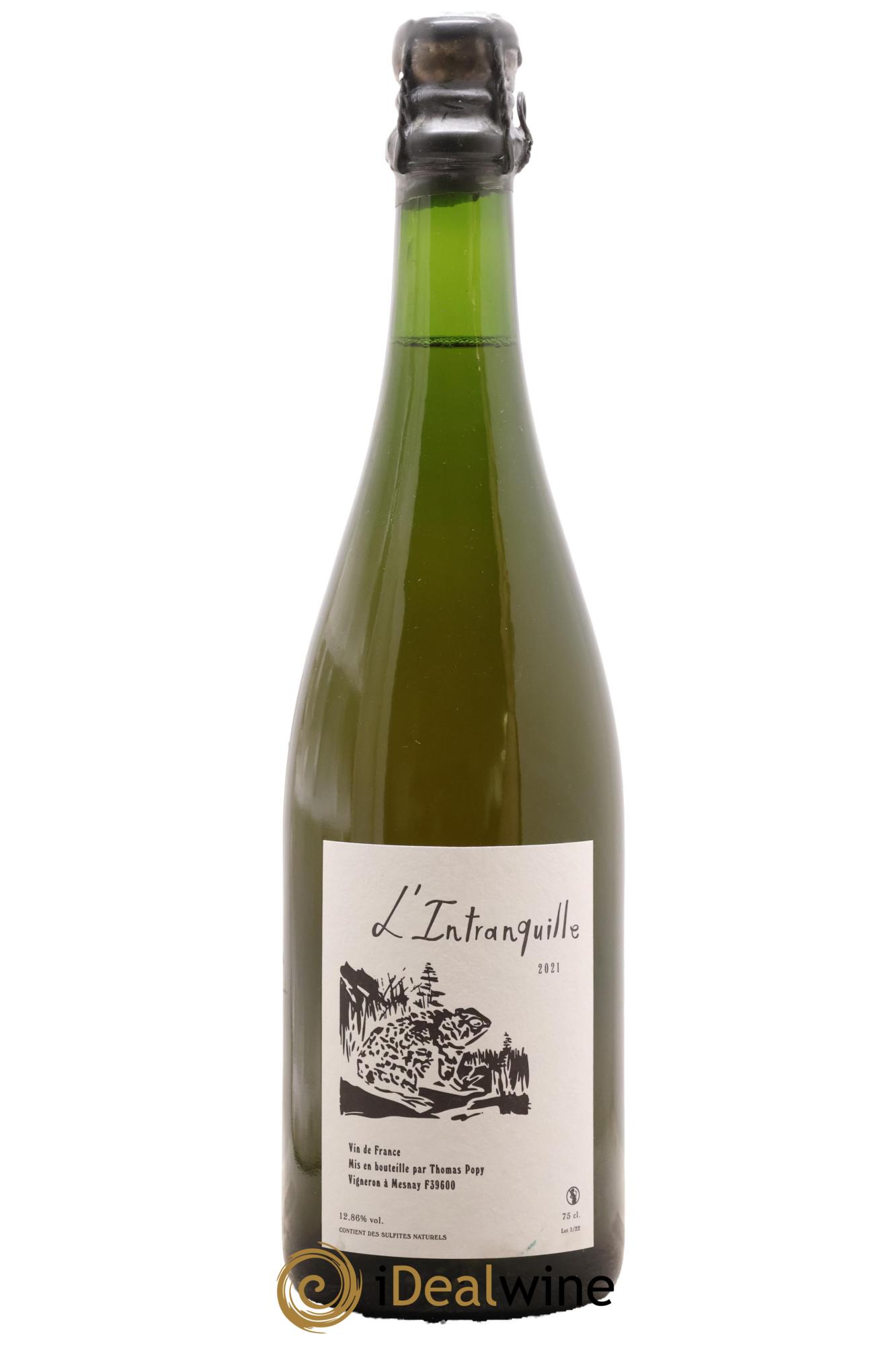 Vin de France L'Intranquille Thomas Popy 2021 - Lot de 1 bouteille - 0