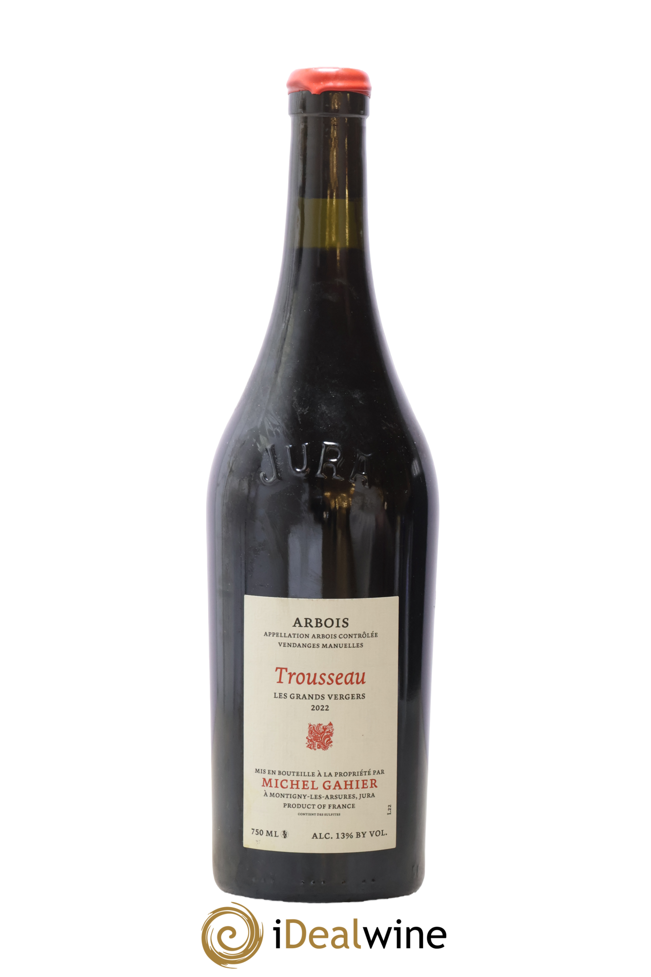Arbois Trousseau Les Grands Vergers Michel Gahier 2022 - Lot de 1 bouteille - 0