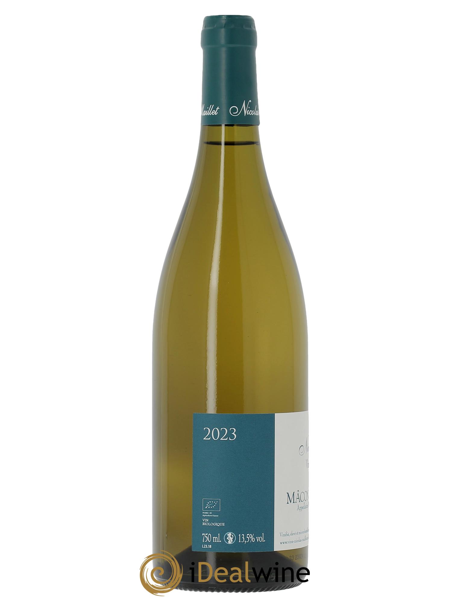 Mâcon-Villages Nicolas Maillet 2023 - Lot de 1 bouteille - 1