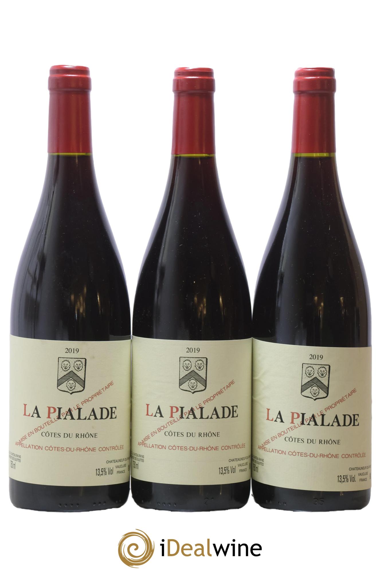 Côtes-du-Rhône La Pialade Emmanuel Reynaud 2019 - Lotto di 3 bottiglie - 0