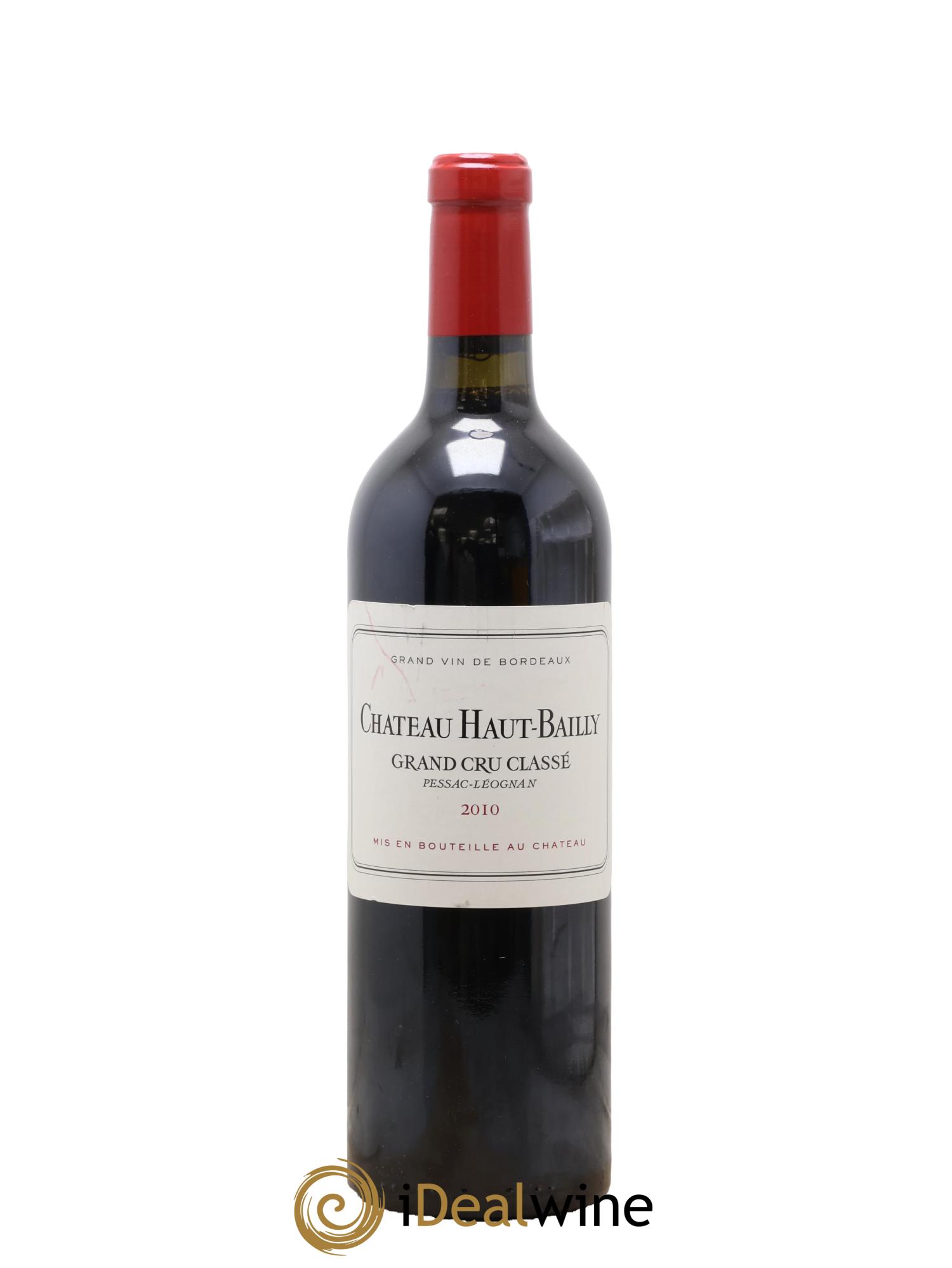 Château Haut-Bailly Cru Classé de Graves 2010 - Posten von 1 Flasche - 0
