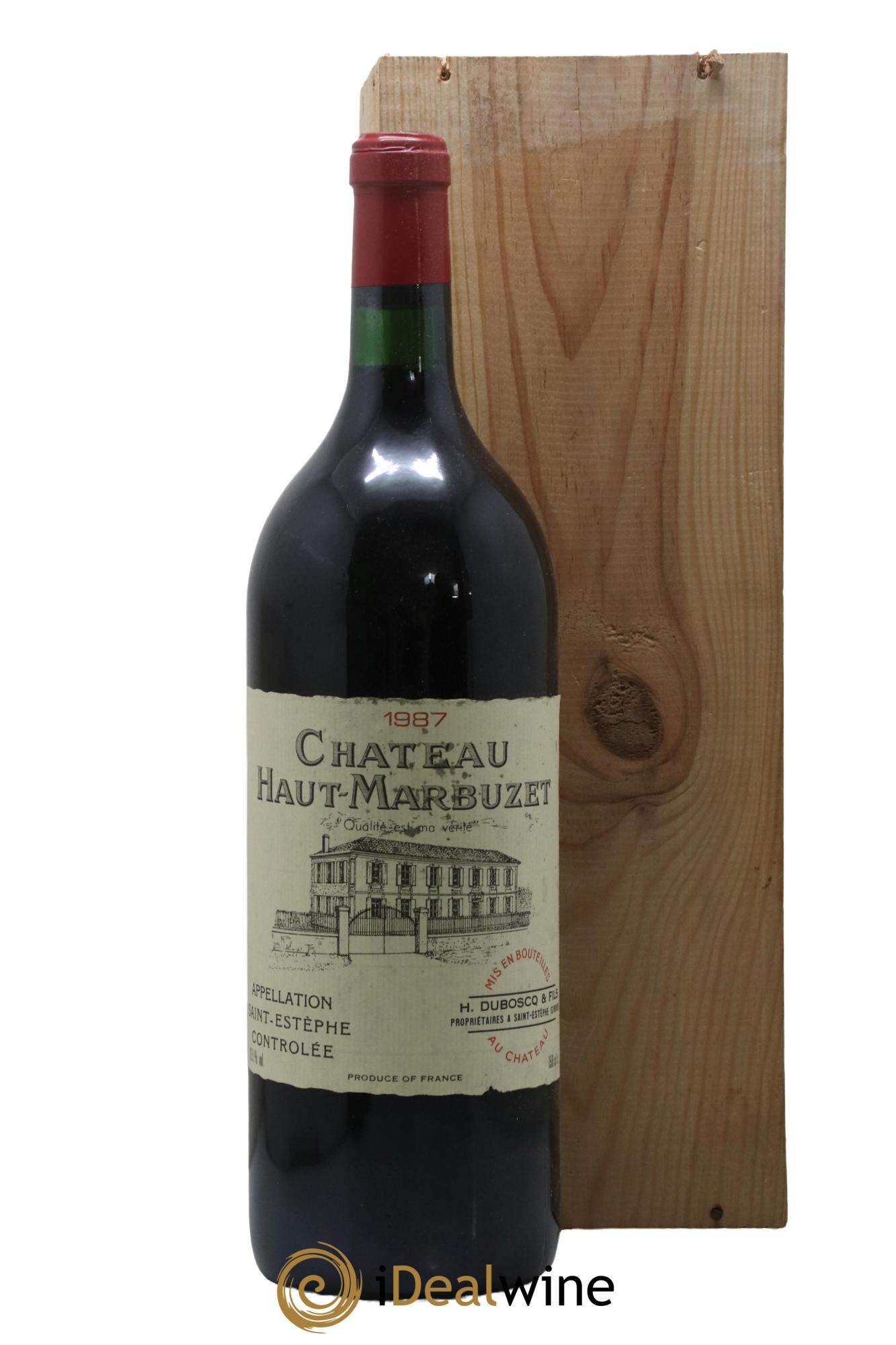 Château Haut Marbuzet 1987 - Lot of 1 magnum - 0