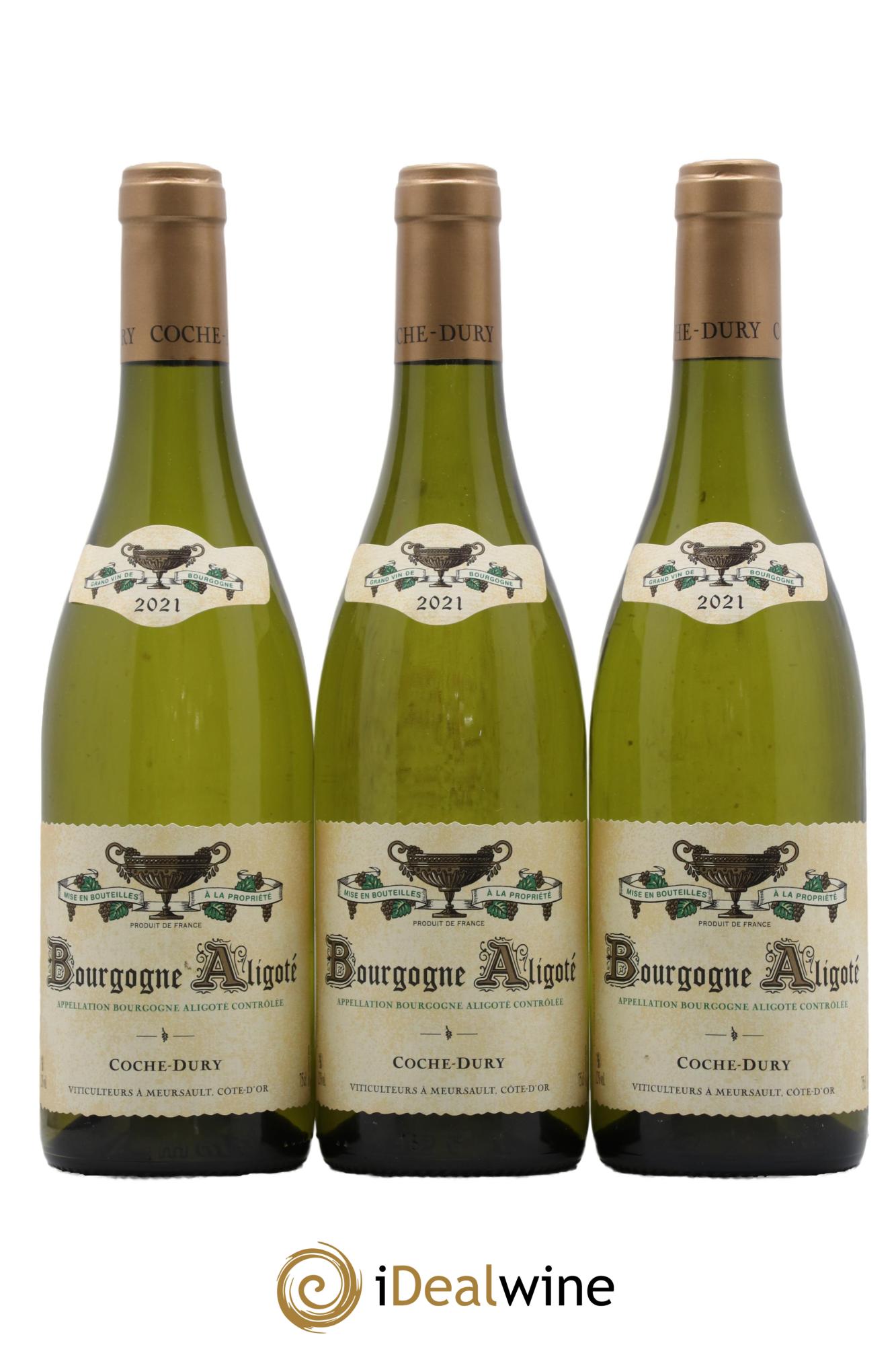 Bourgogne Aligoté Coche Dury (Domaine) 2021 - Lot de 3 bouteilles - 0