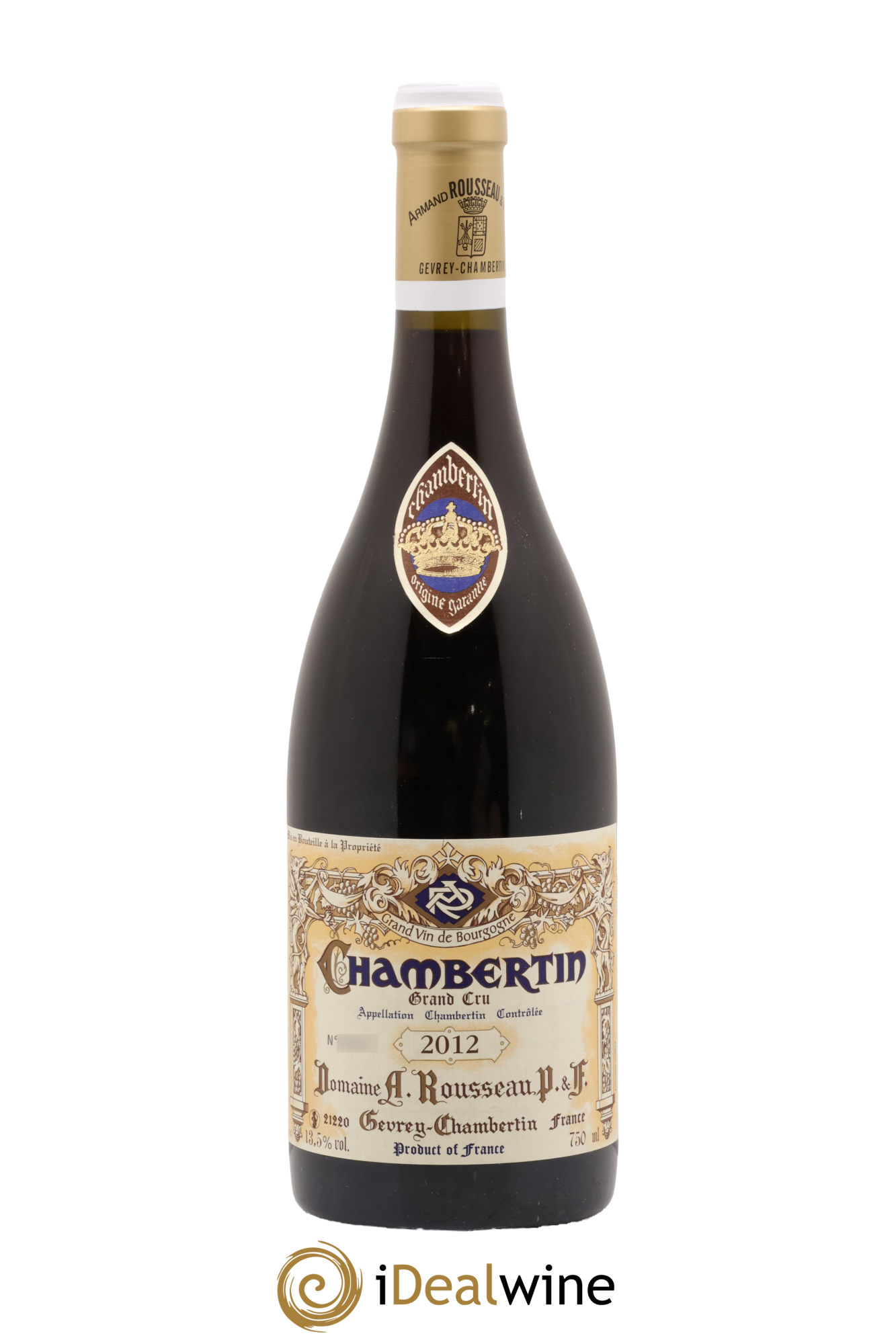 Chambertin Grand Cru Armand Rousseau (Domaine) 2012 - Lote de 1 botella - 0
