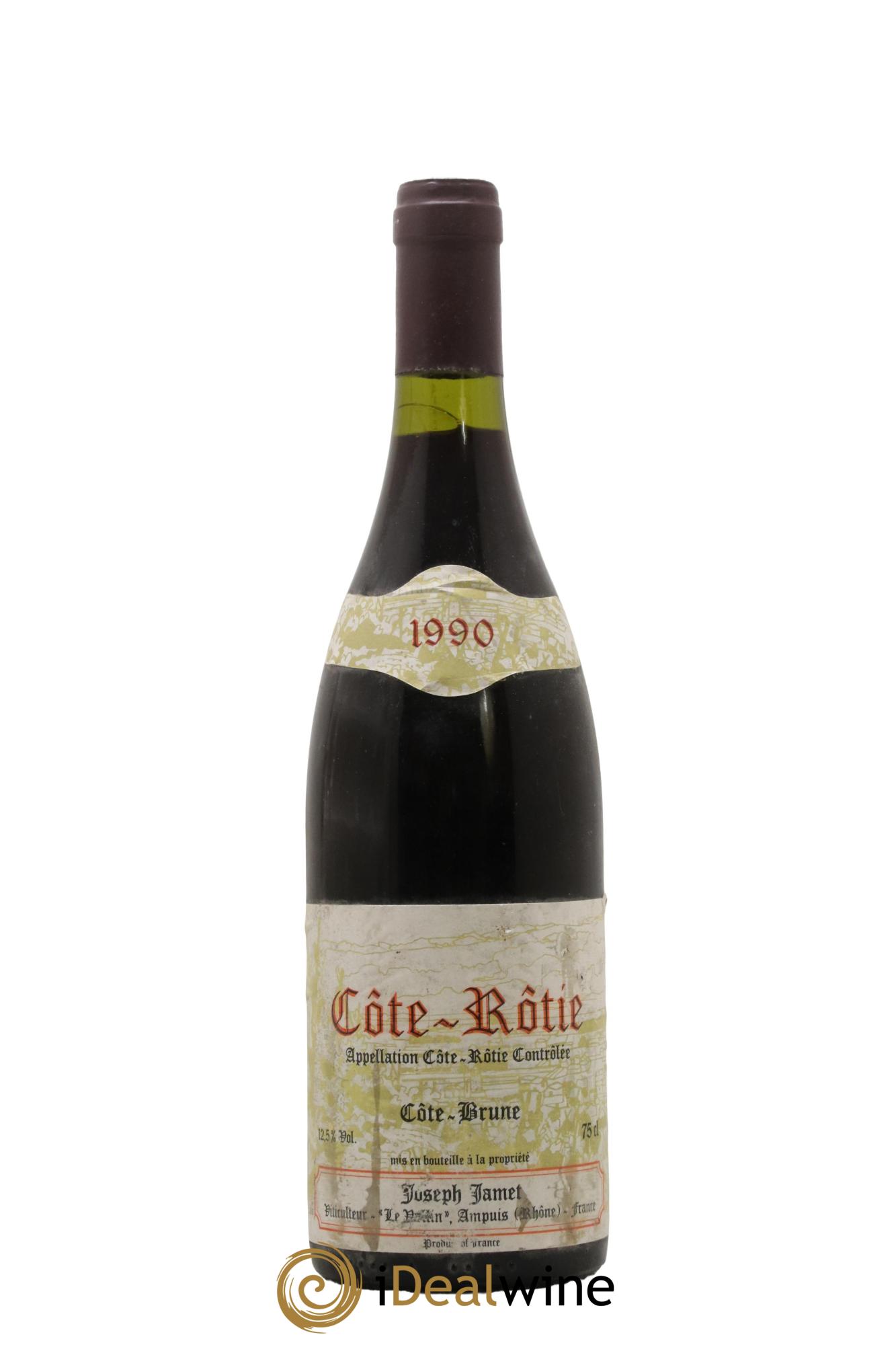 Côte-Rôtie Côte Brune Jamet (Domaine) 1990 - Lot de 1 bouteille - 0