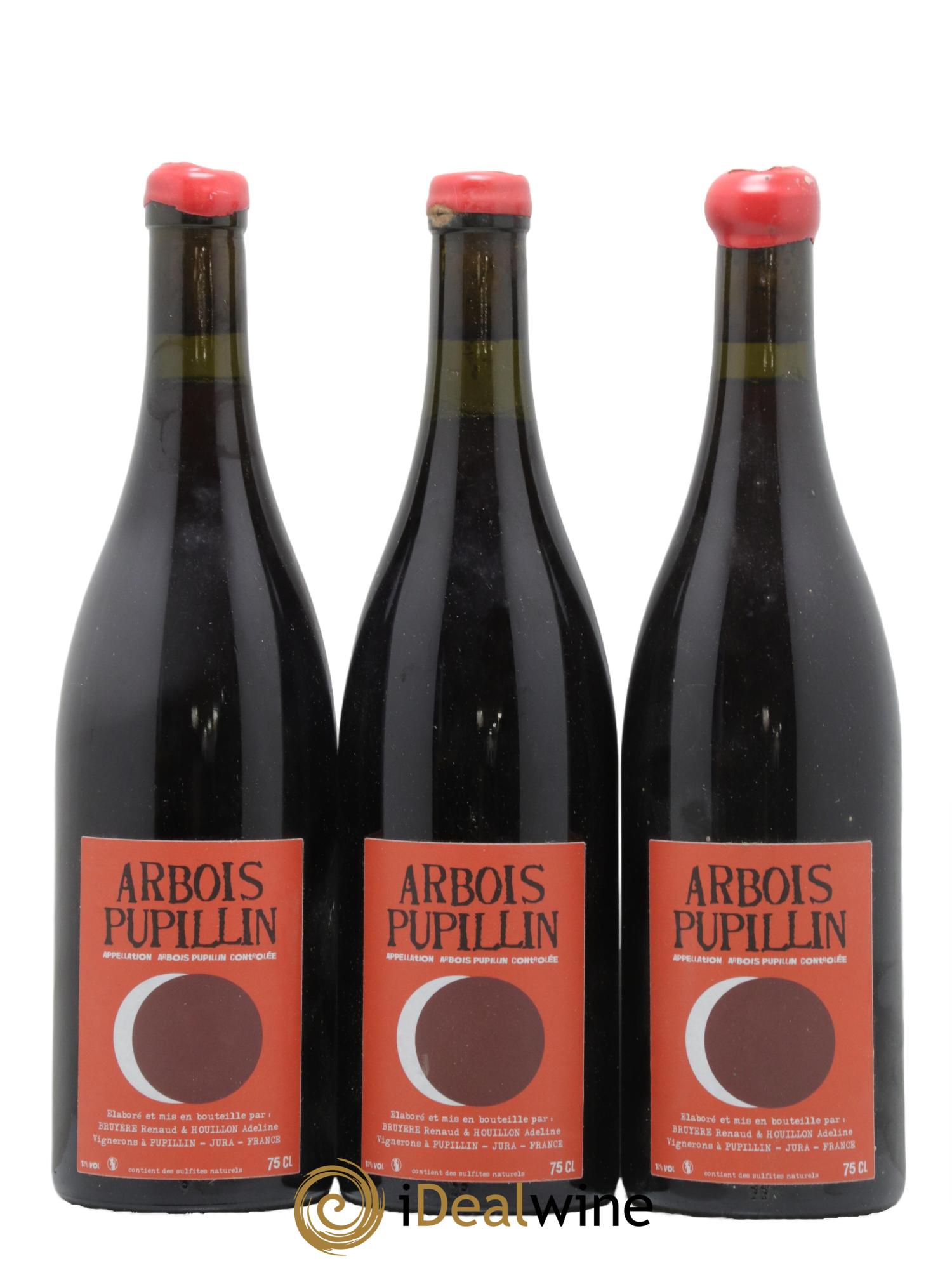 Arbois-Pupillin Ploussard Adeline Houillon & Renaud Bruyère 2016 - Lot de 3 bouteilles - 0