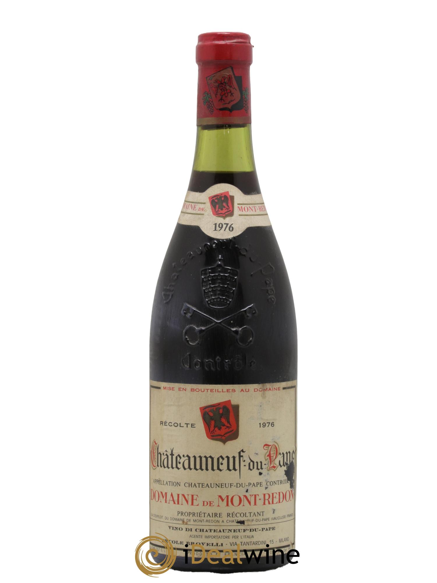 Châteauneuf-du-Pape Château Mont-Redon Famille Abeille-Fabre 1976 - Lot de 1 bouteille - 0