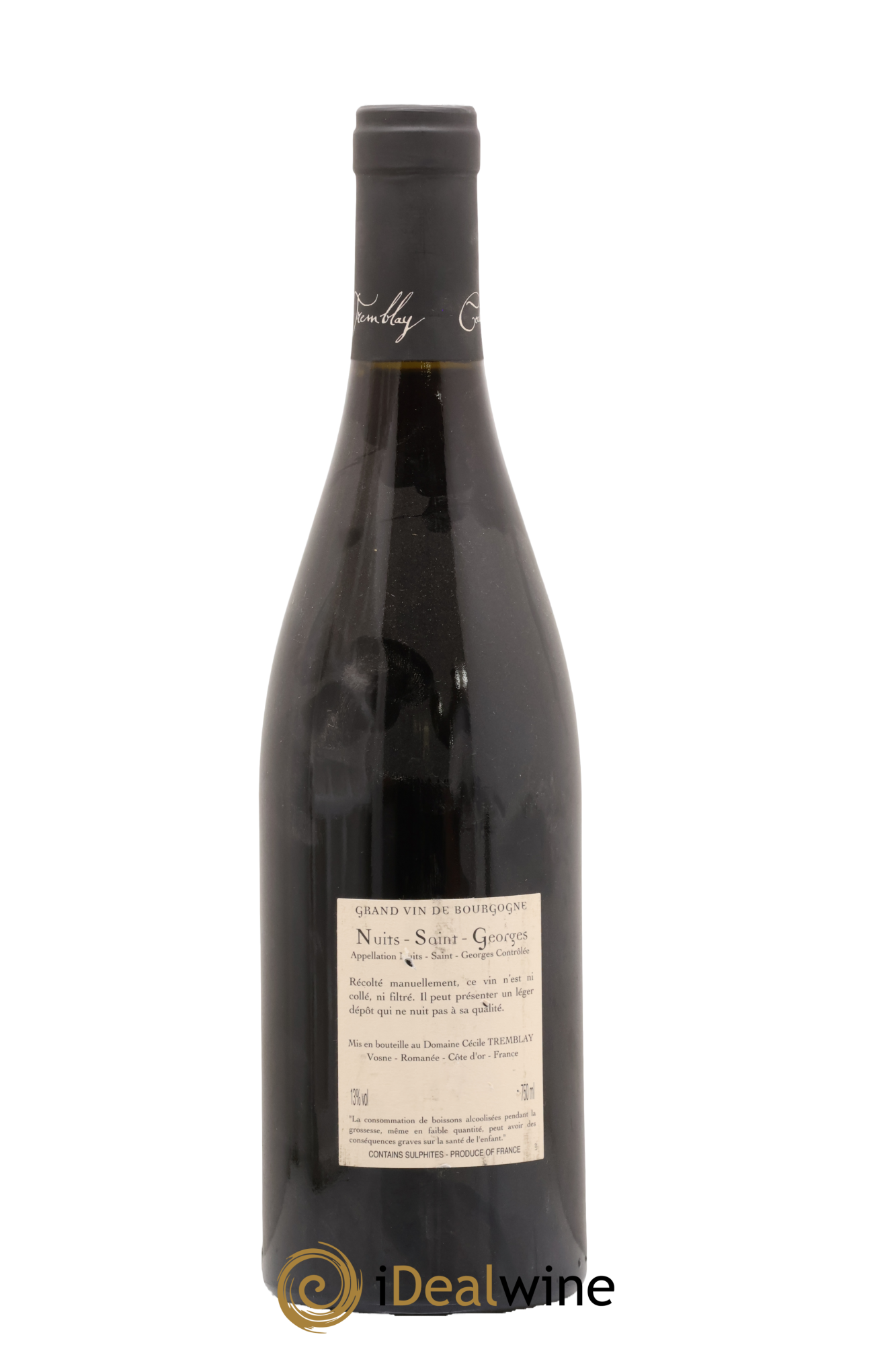 Nuits-Saint-Georges Albuca Cécile Tremblay 2012 - Lot de 1 bouteille - 1