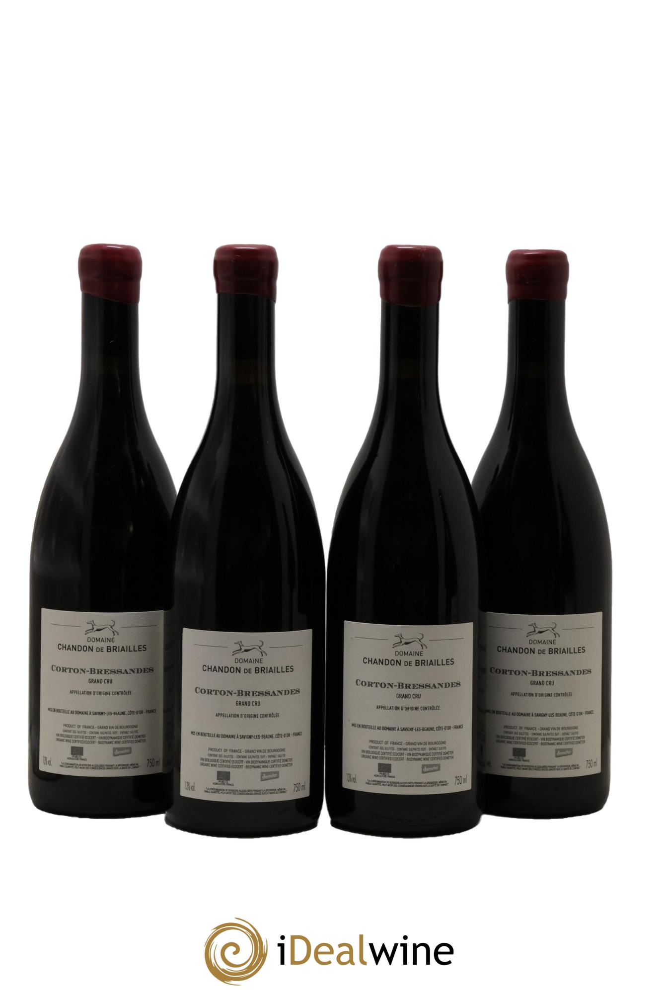 Corton Grand Cru Bressandes Chandon de Briailles 2020 - Lot of 4 bottles - 1