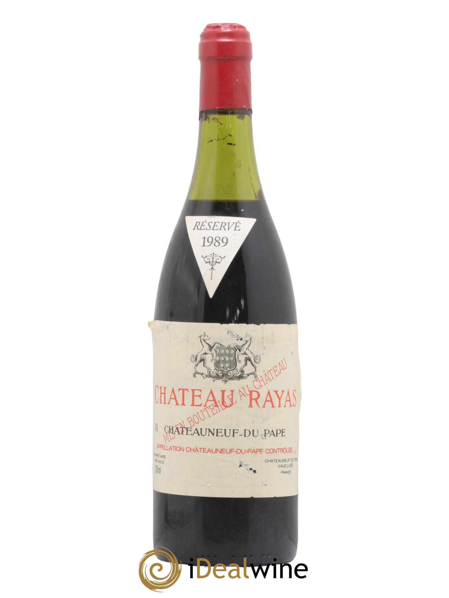 Châteauneuf-du-Pape Château Rayas Emmanuel Reynaud 1989 - Lot de 1 bouteille - 0