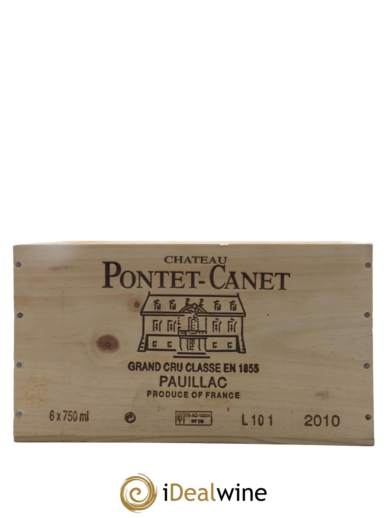 Château Pontet Canet 5ème Grand Cru Classé 2010 - Lotto di 6 bottiglie - 5