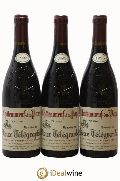 Châteauneuf-du-Pape Vieux Télégraphe (Domaine du) Vignobles Brunier 1995 - Lotto di 12 bottiglie - 4