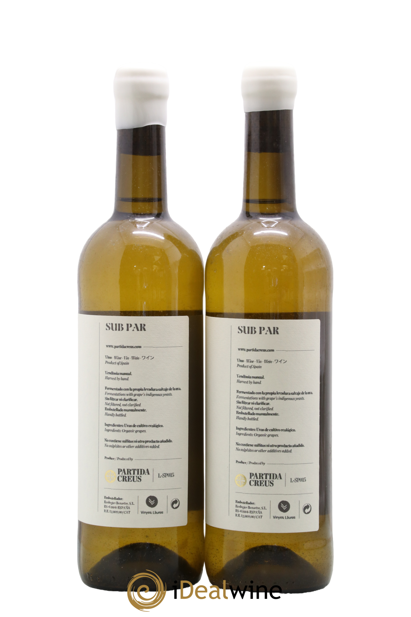 Espagne Vino de Espana SP Subirat Parent Partida Creus 2015 - Lot of 2 bottles - 1
