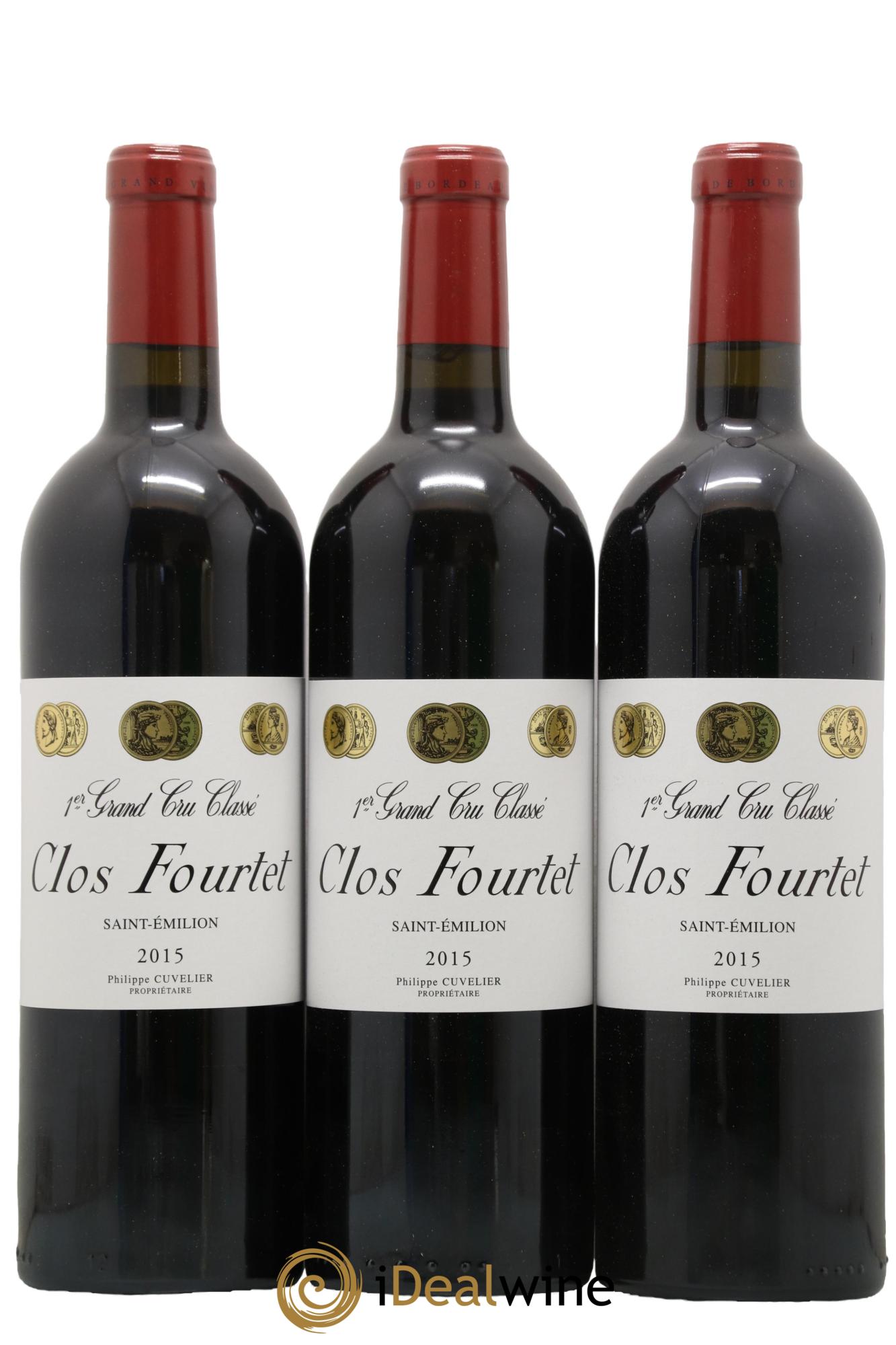 Clos Fourtet 1er Grand Cru Classé B 2015 - Lot de 6 bouteilles - 2