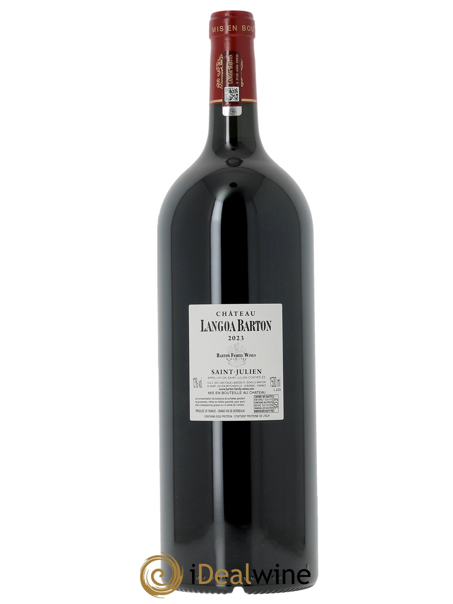 Château Langoa Barton 3ème Grand Cru Classé (OWC if 6 mgs) 2023 - Lot of 1 magnum - 1
