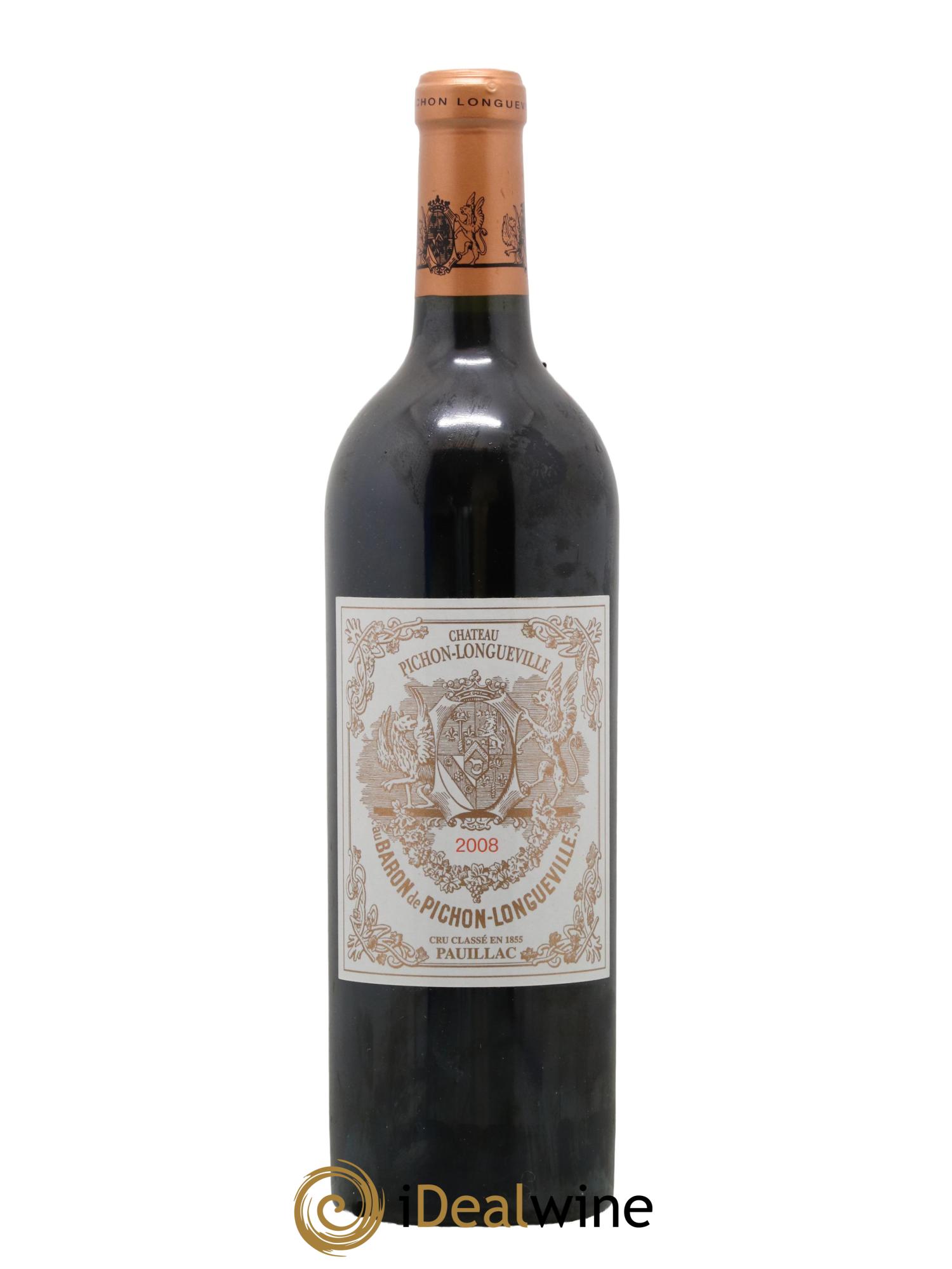 Pichon Longueville Baron 2ème Grand Cru Classé 2008 - Lot de 1 bouteille - 0