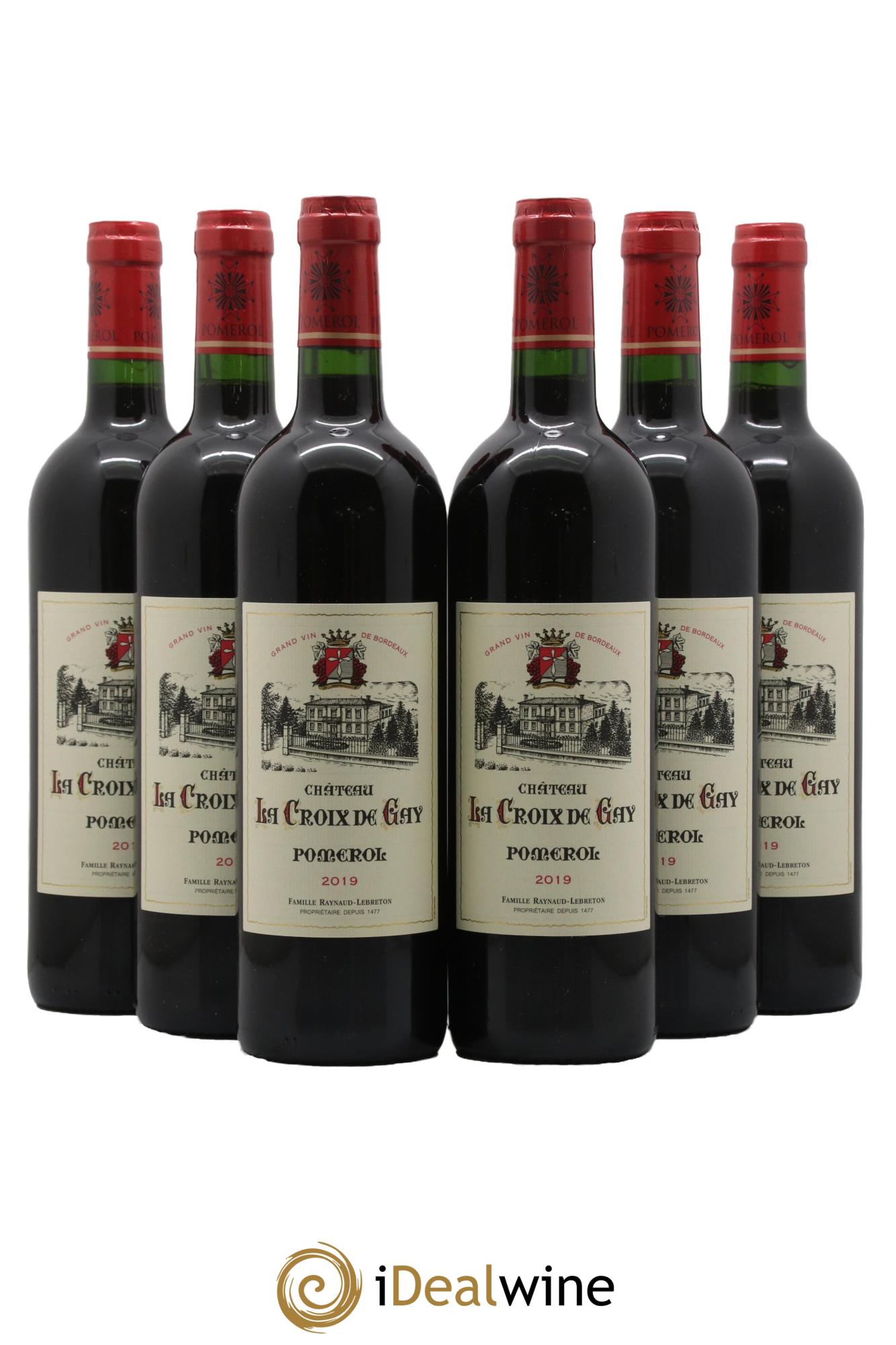 Château la Croix de Gay 2019 - Lot de 6 bouteilles - 0