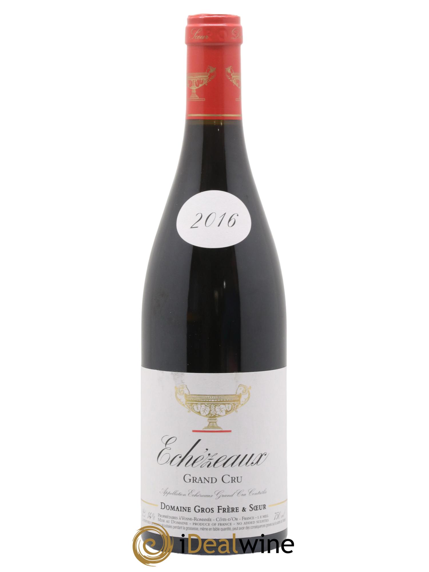 Echezeaux Grand Cru Gros Frère & Soeur 2016 - Lot de 1 bouteille - 0