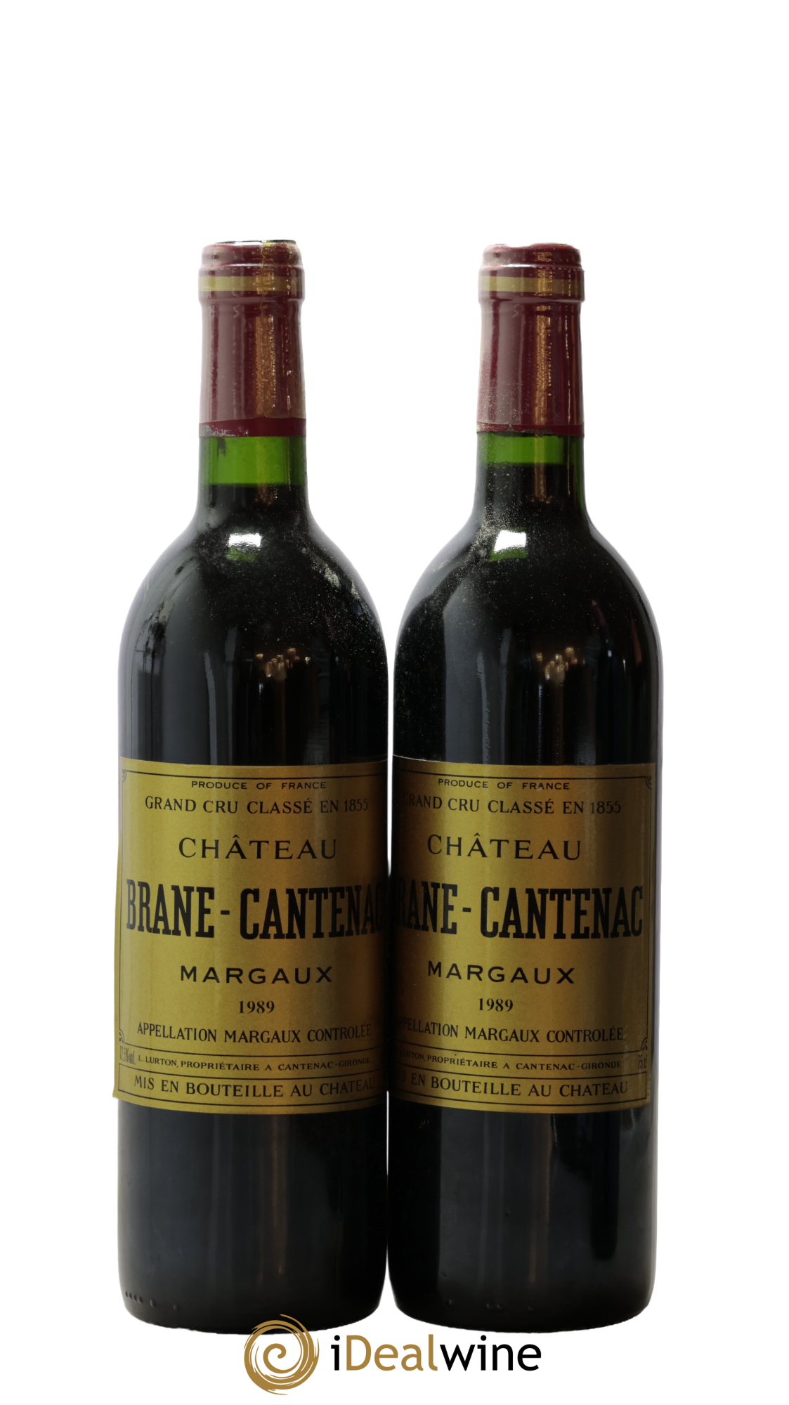 Château Brane Cantenac 2ème Grand Cru Classé 1989 - Lot of 2 bottles - 0