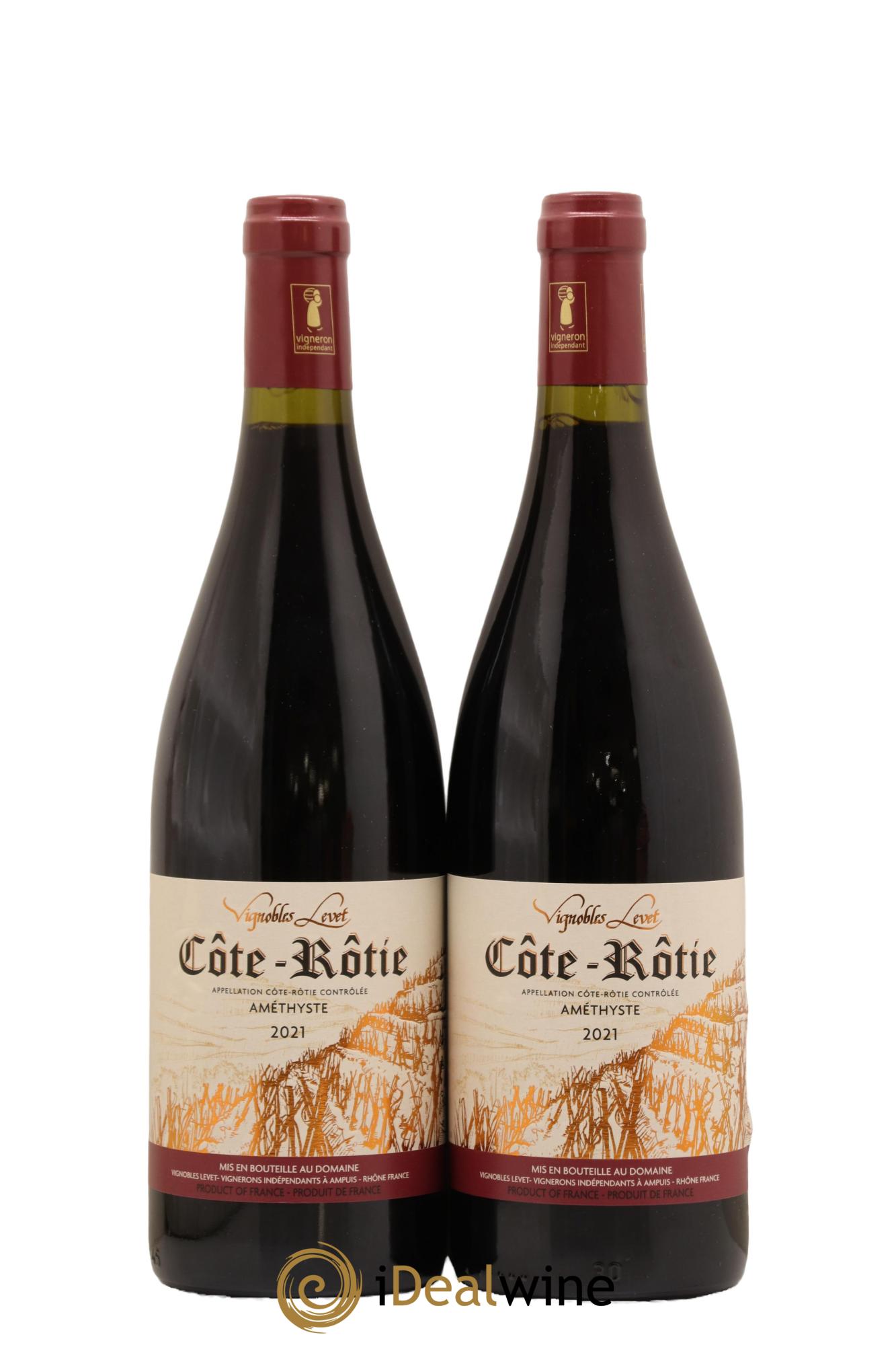 Côte-Rôtie Améthyste Vignobles Levet 2021 - Lot de 2 bouteilles - 0