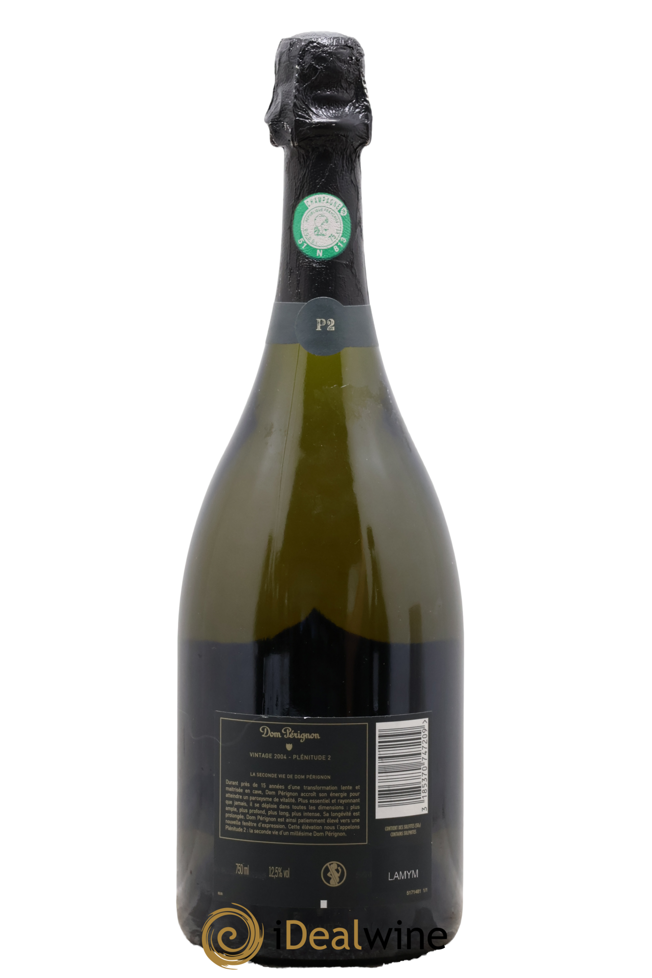 2eme Plénitude (P2) Dom Pérignon 2004 - Posten von 1 Flasche - 1