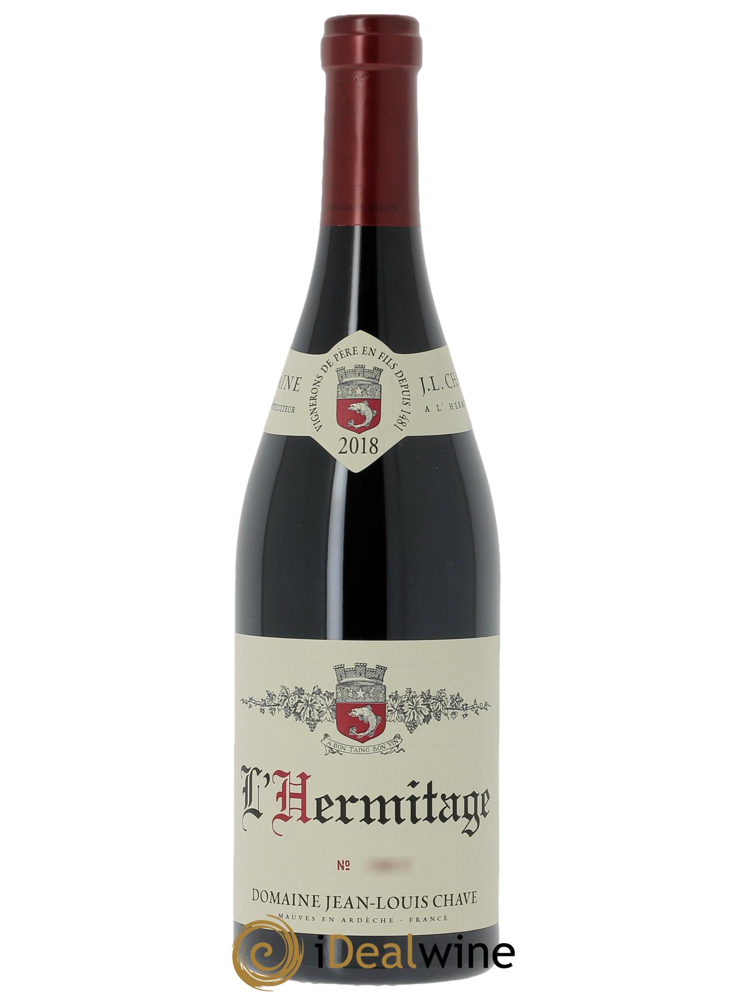 Hermitage Jean-Louis Chave 2018 - Lot of 1 bottle - 0