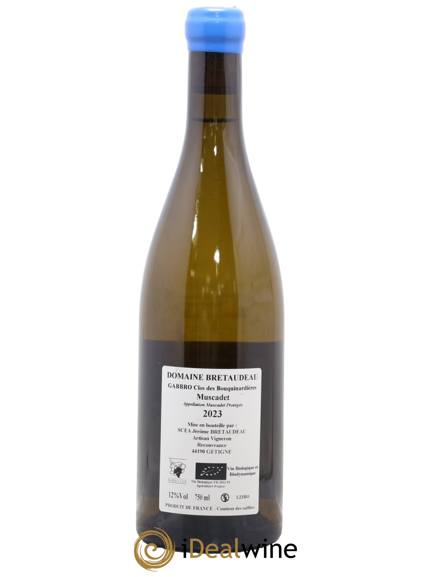 Muscadet-Sèvre-et-Maine Gabbro Clos des Bouquinardières Jérôme Bretaudeau - Domaine de Bellevue 2023 - Lotto di 1 bottiglia - 1