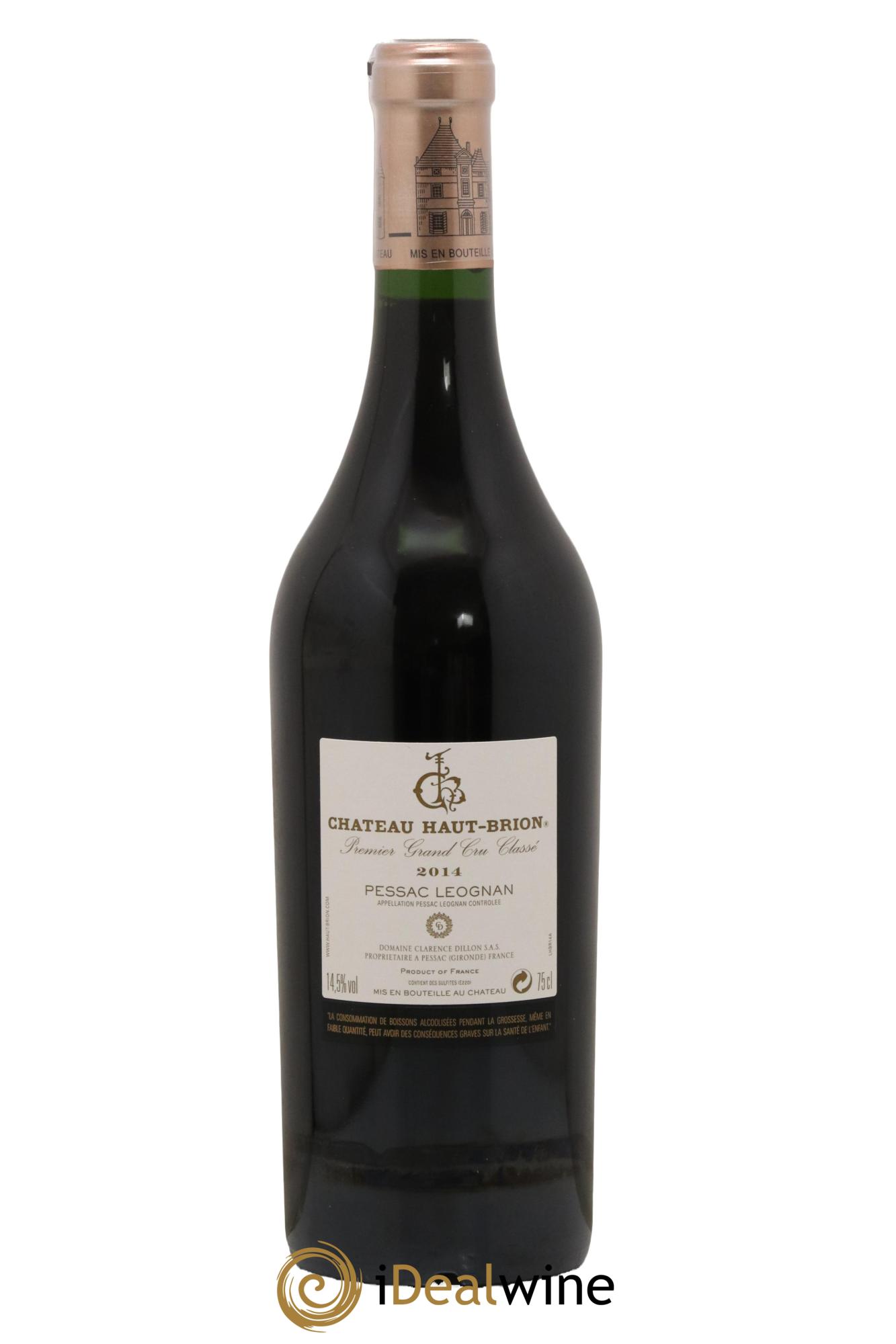 Château Haut Brion 1er Grand Cru Classé 2014 - Lot of 1 bottle - 1