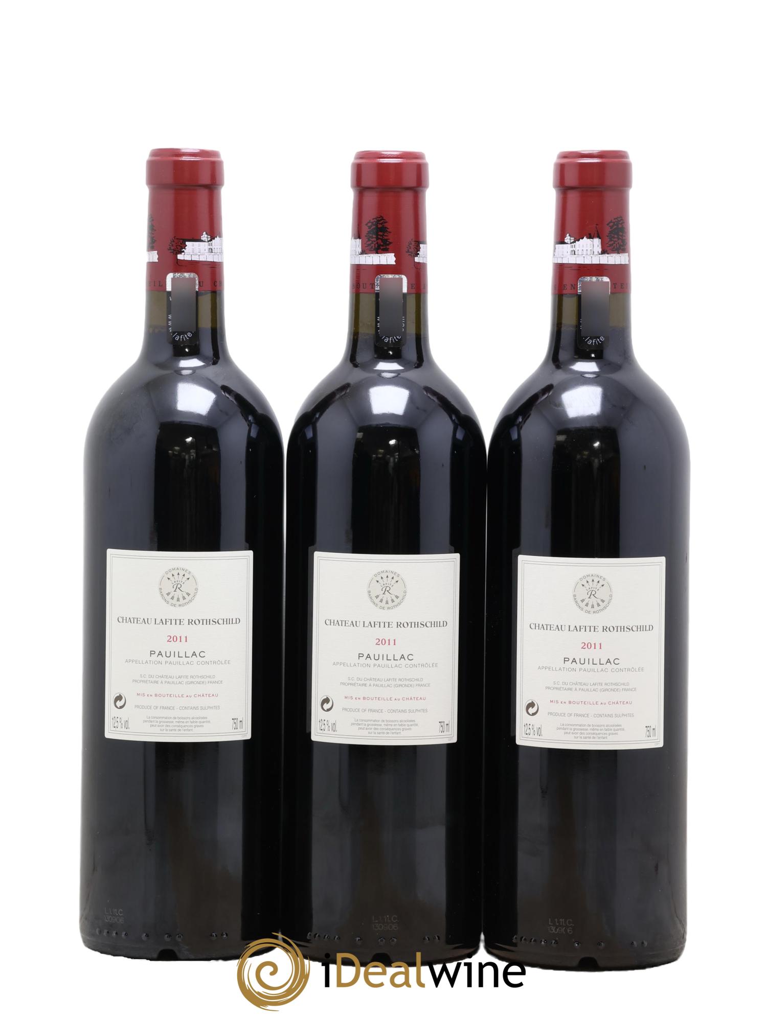 Château Lafite Rothschild 1er Grand Cru Classé 2011 - Lot de 6 bouteilles - 4