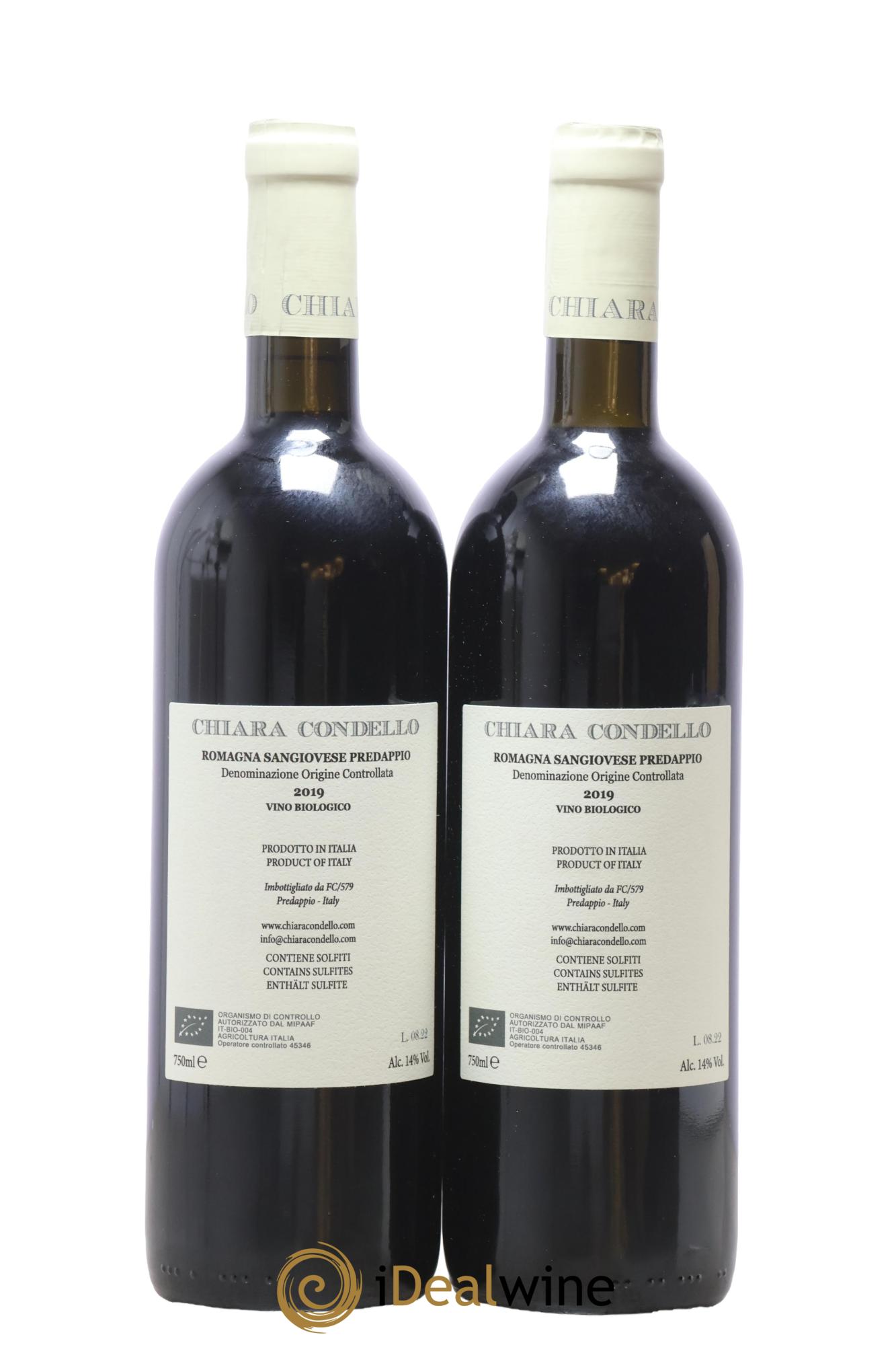 Sangiovese di Romagna Predappio DOC Chiara Condello 2019 - Lotto di 2 bottiglie - 1