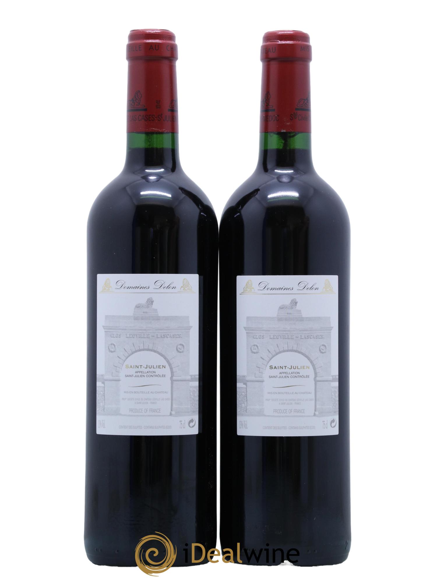 Château Léoville Las Cases 2ème Grand Cru Classé 2005 - Lot de 2 bouteilles - 1