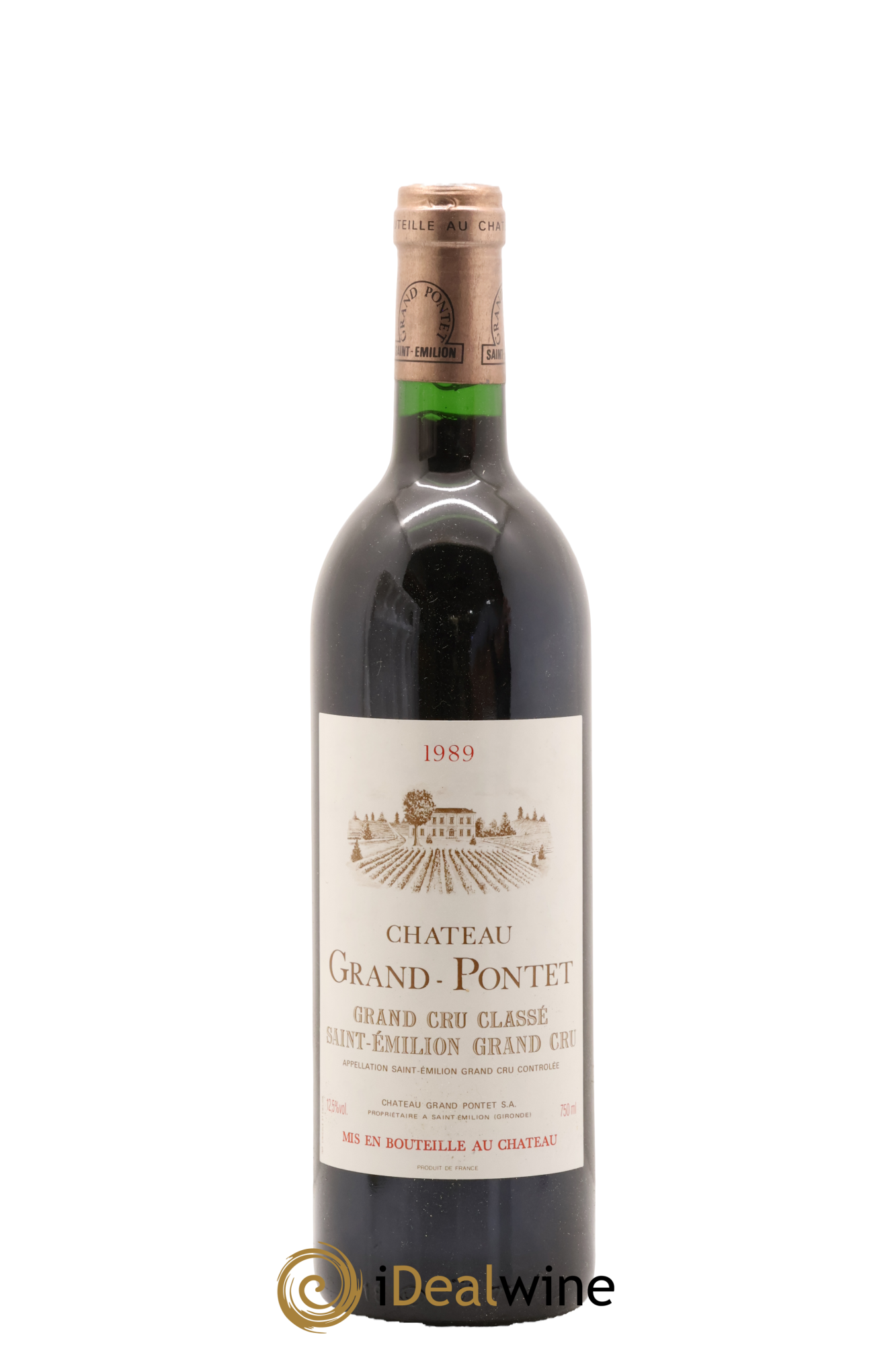 Château Grand Pontet Grand Cru Classé 1989 - Lot of 1 bottle - 0